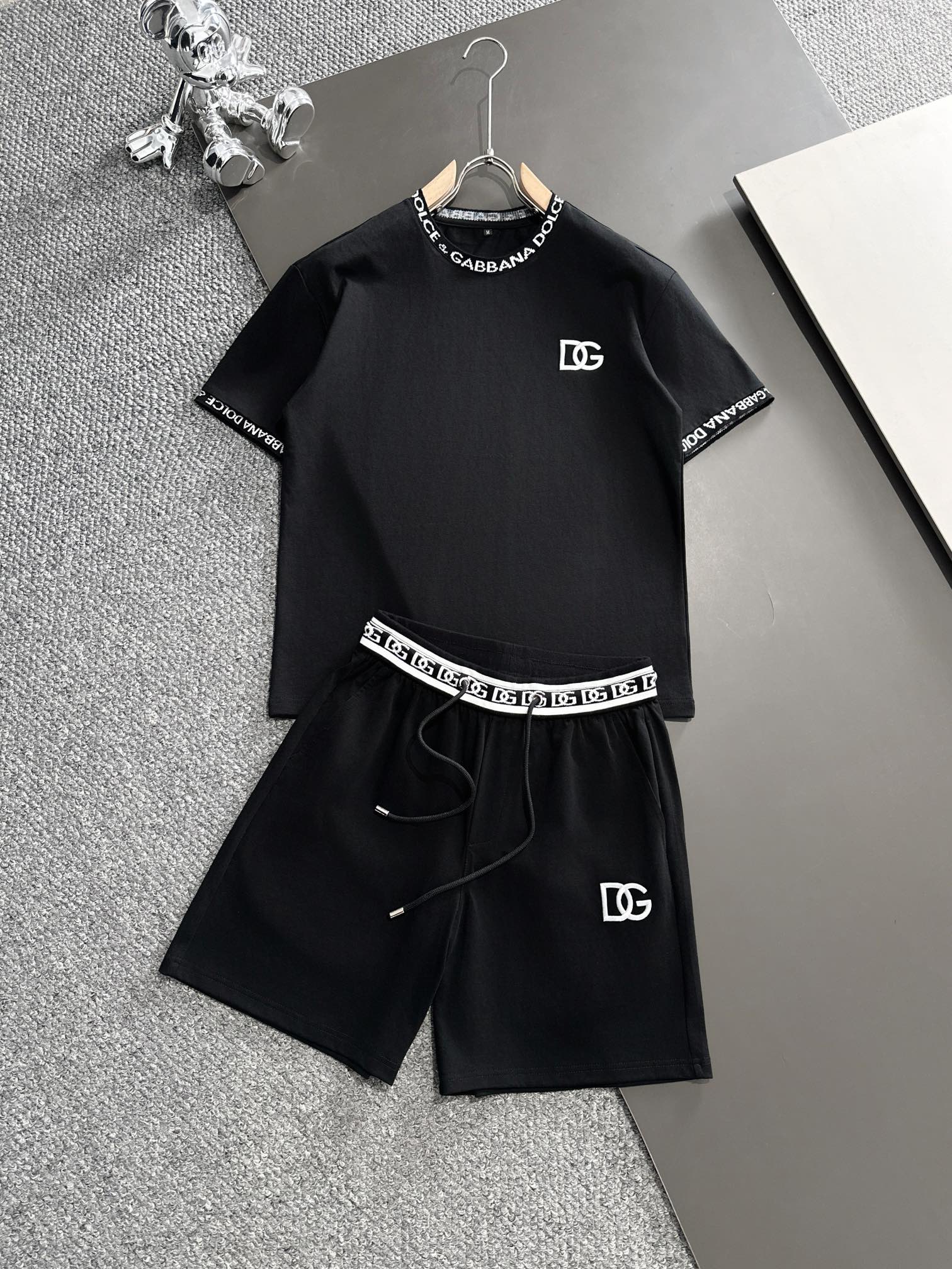 Dolce & Gabbana Clothing Shorts T-Shirt Two Piece Outfits & Matching Sets Cotton Fashion Short Sleeve