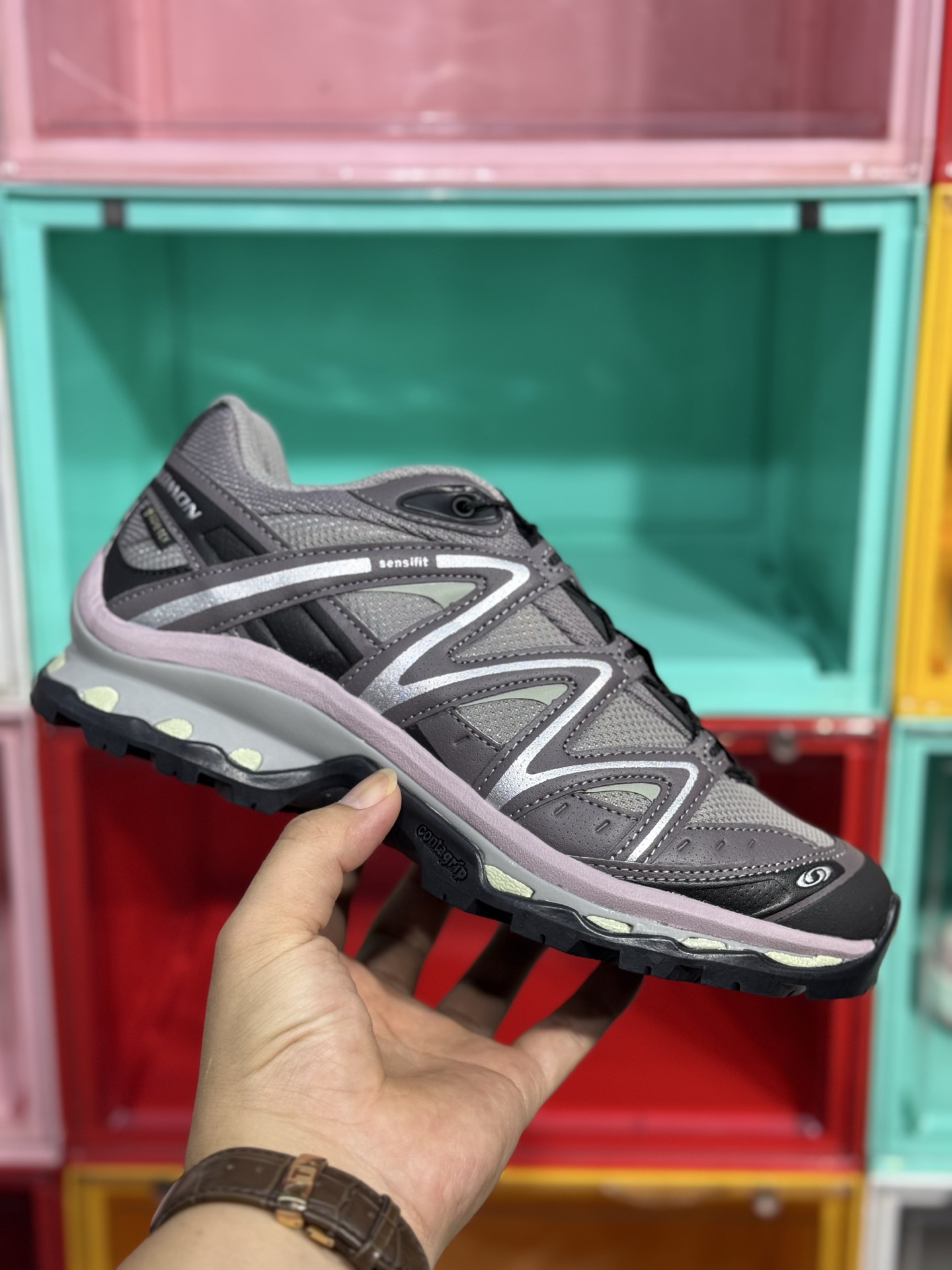 NO:729542,Available at the stall Salomon19860909档口现货 萨洛蒙Salomon XT-Q 灰褐色 顶级版本现货供应 Size:36 36.5 37.5 38 38.5 39 40.5 41 42 42.5 43 44 44.5 45 46,,Men's shoes