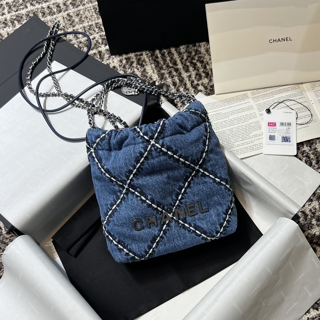 Chanel Taschen Umhängetaschen  & Schultertaschen AAA -Klasse Replik
 Silber Frühling/Sommer Kollektion Lässig