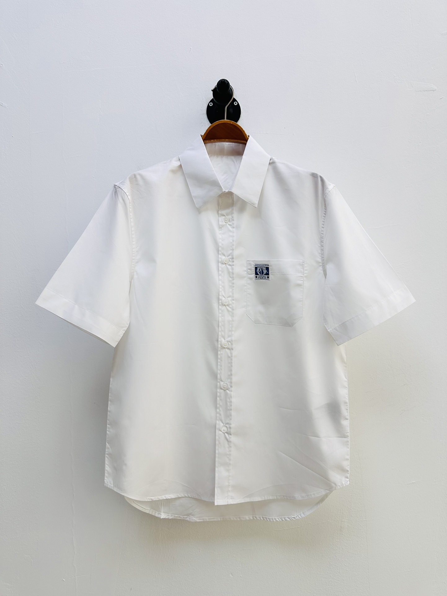 Dior Clothing Shirts & Blouses Blue White Unisex Cotton Poplin Fabric