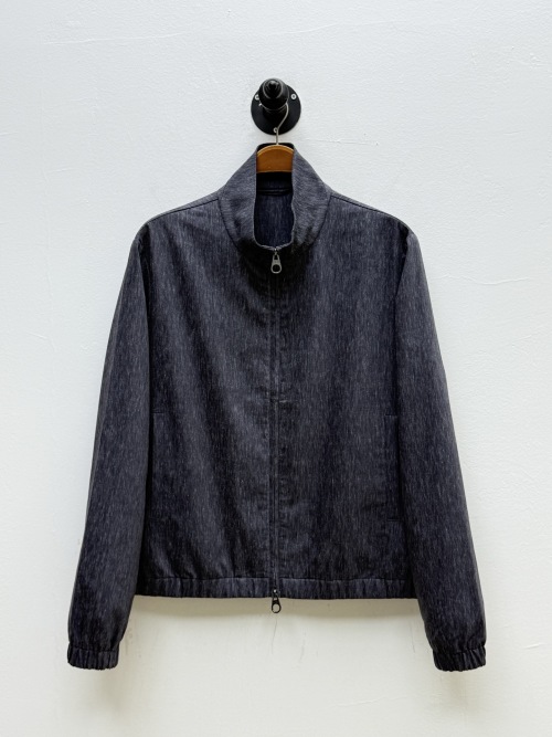 Vintage-Wash Blend Bomber Jacket, Classic Fit, Durable & Comfortable Fabric 1 Vintage-Wash Blend Bomber Jacket, Classic Fit, Durable & Comfortable Fabric