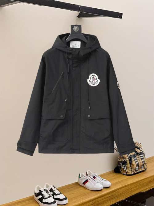 Moncler 25SS Autumn-Winter Men's Black Jacket High-End Breathable Comfortable 1 Moncler 25SS Autumn-Winter Men’s Black Jacket High-End Breathable Comfortable