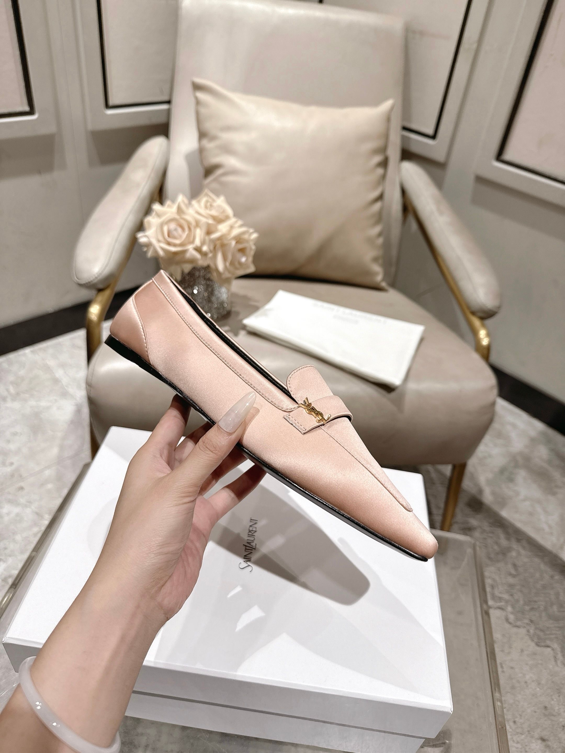 圣罗兰 Saint Laurent 经典高奢皮鞋鞋履高跟鞋 #A052B75B 5