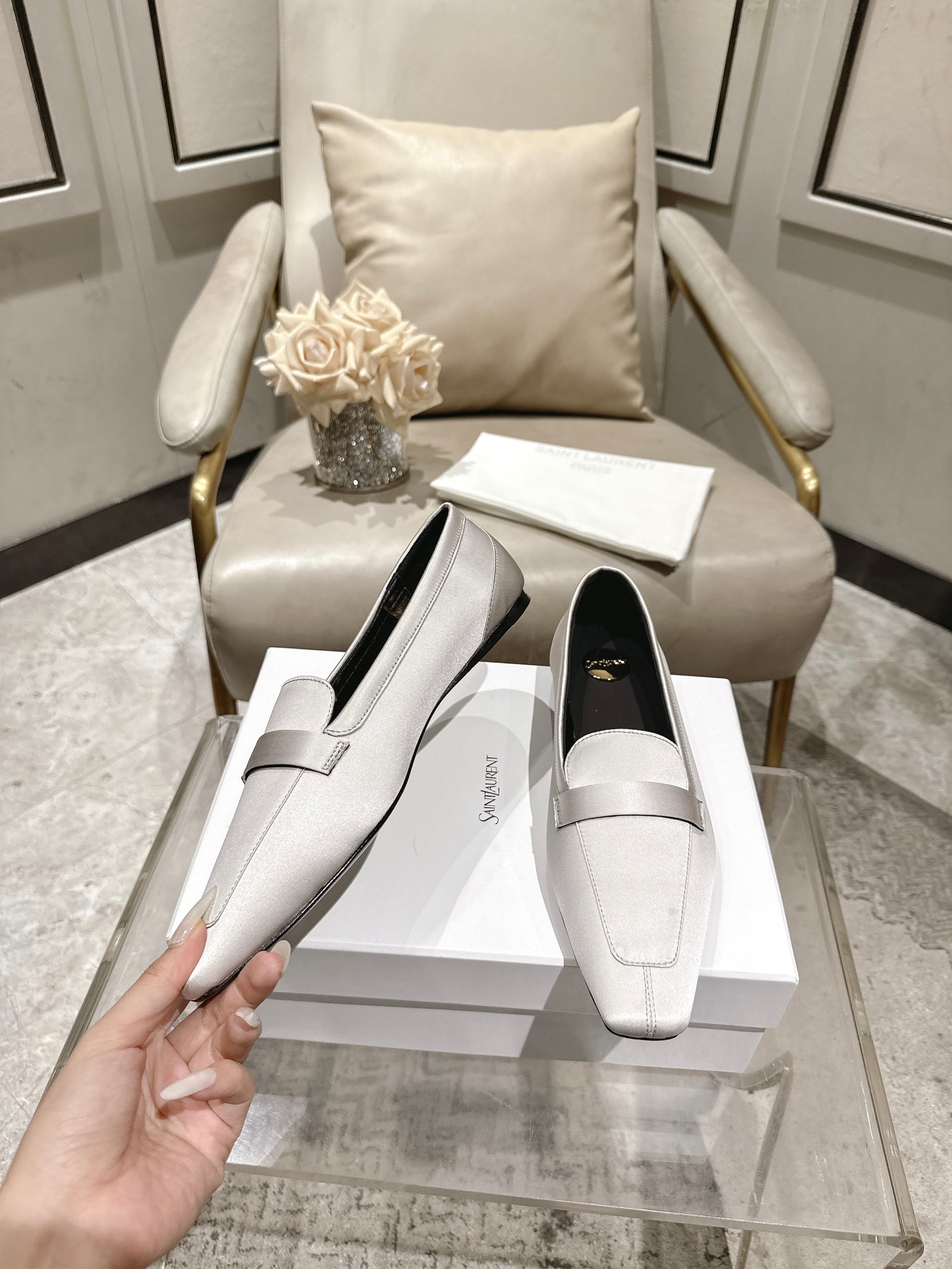 圣罗兰 Saint Laurent 经典高奢皮鞋鞋履高跟鞋 #EAD43578 3