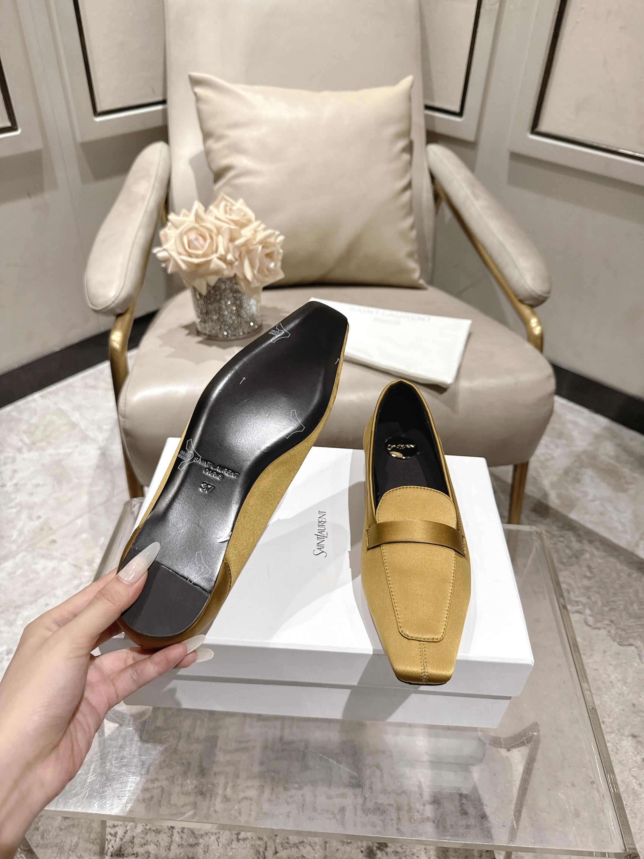 圣罗兰 Saint Laurent 经典高奢皮鞋鞋履高跟鞋 #230C9EE7 9