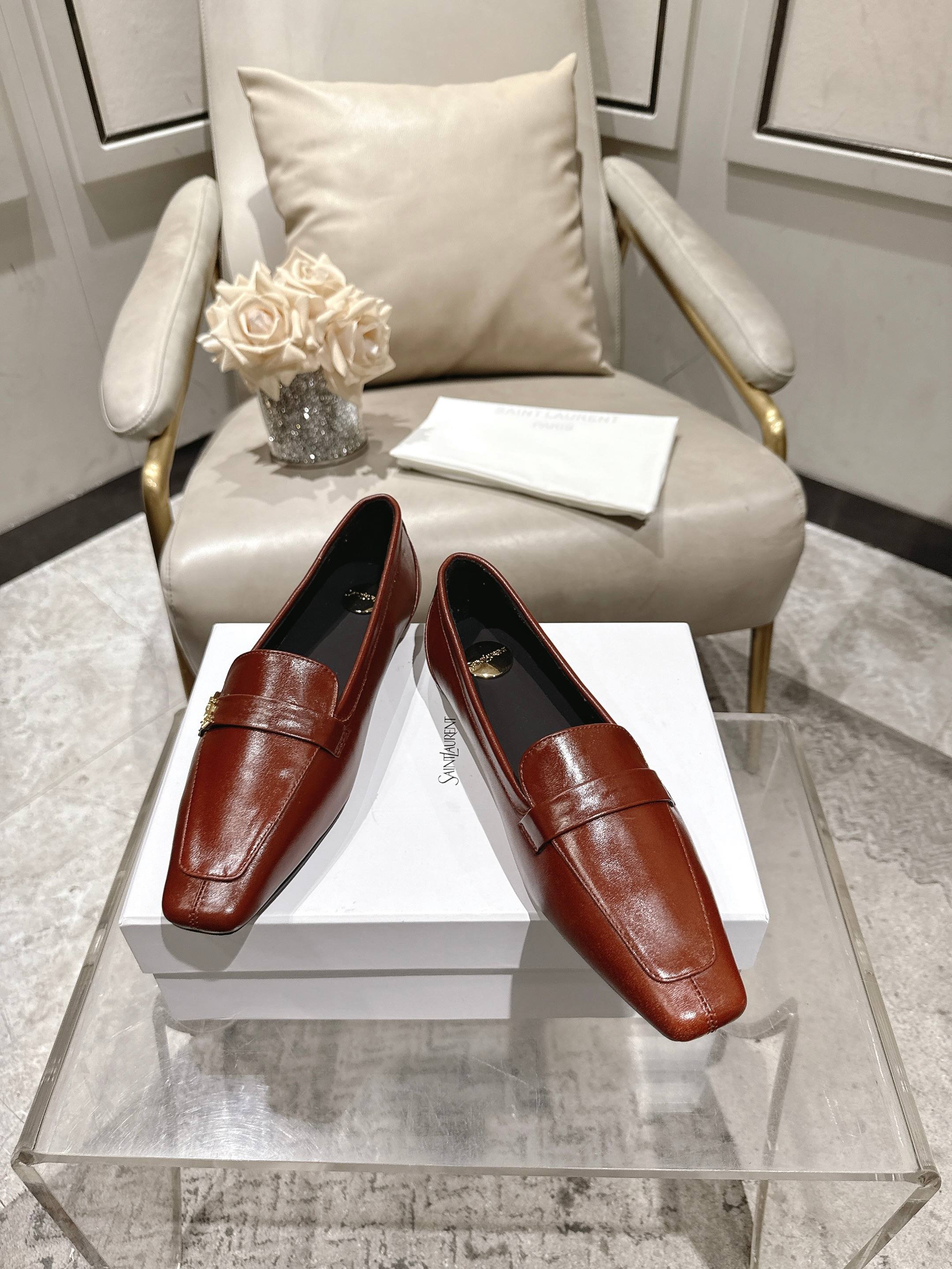 圣罗兰 Saint Laurent 经典高奢皮鞋鞋履高跟鞋 #A8B6057D 2