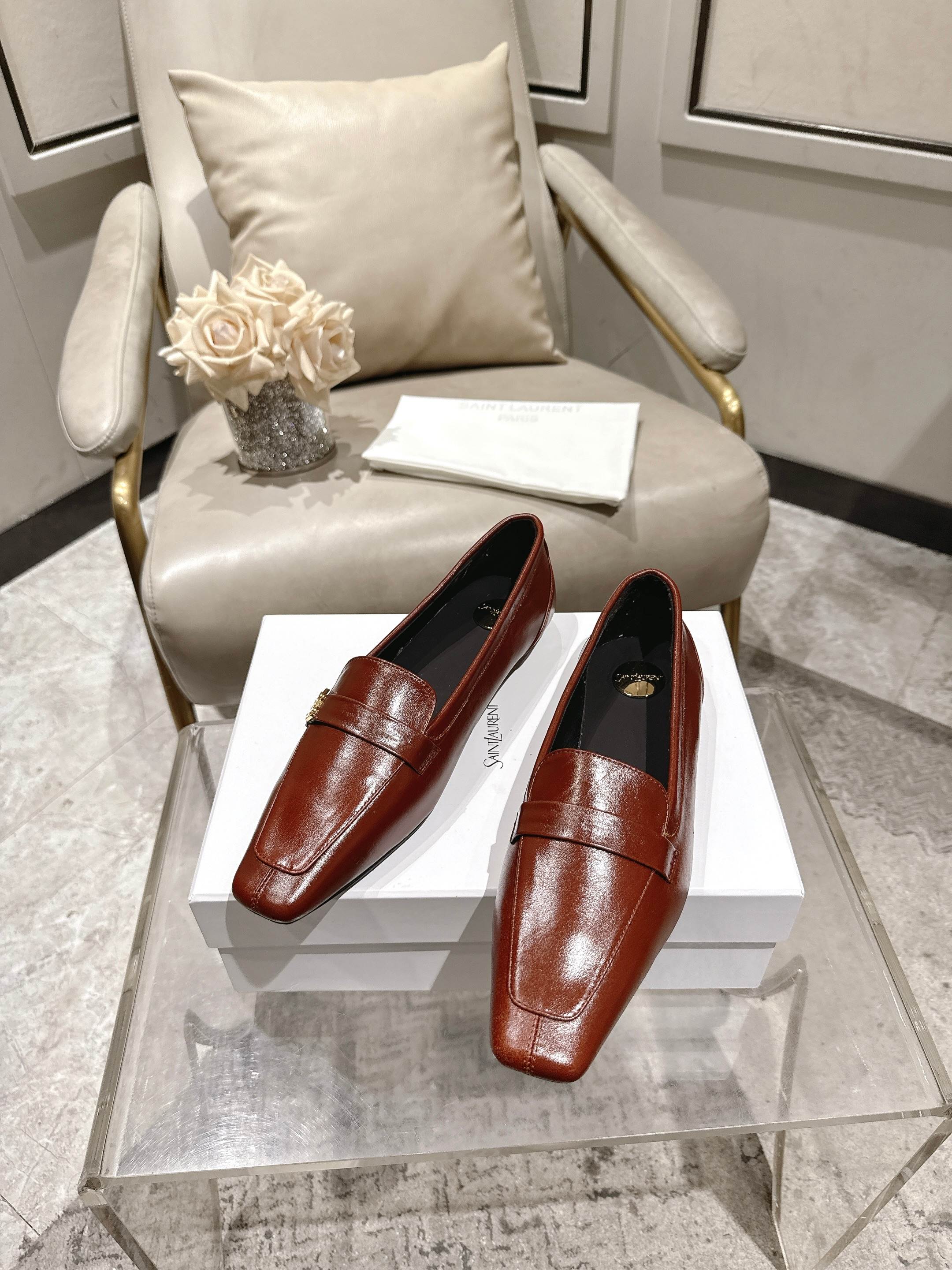 圣罗兰 Saint Laurent 经典高奢皮鞋鞋履高跟鞋 #A8B6057D 5