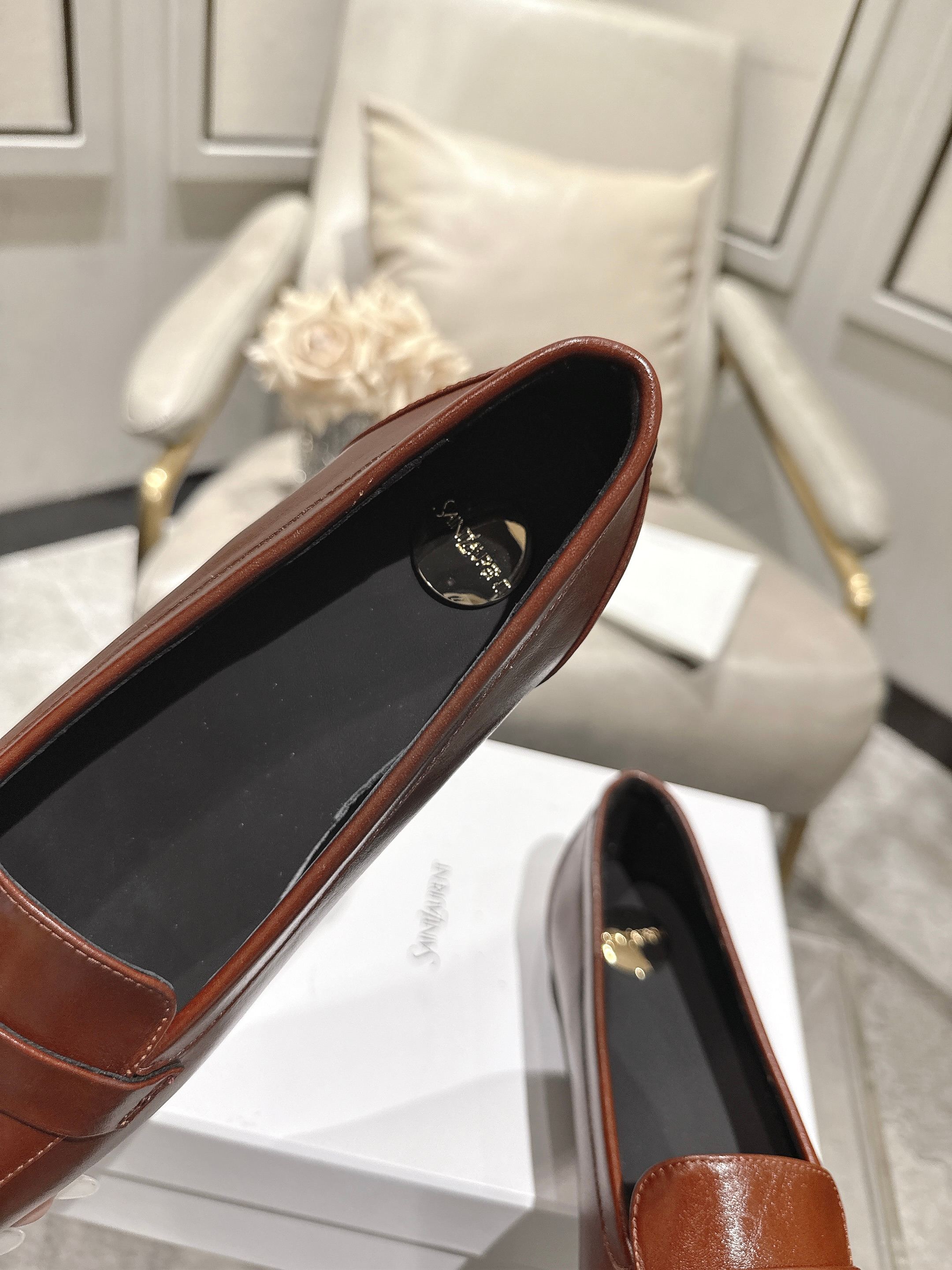 圣罗兰 Saint Laurent 经典高奢皮鞋鞋履高跟鞋 #A8B6057D 8