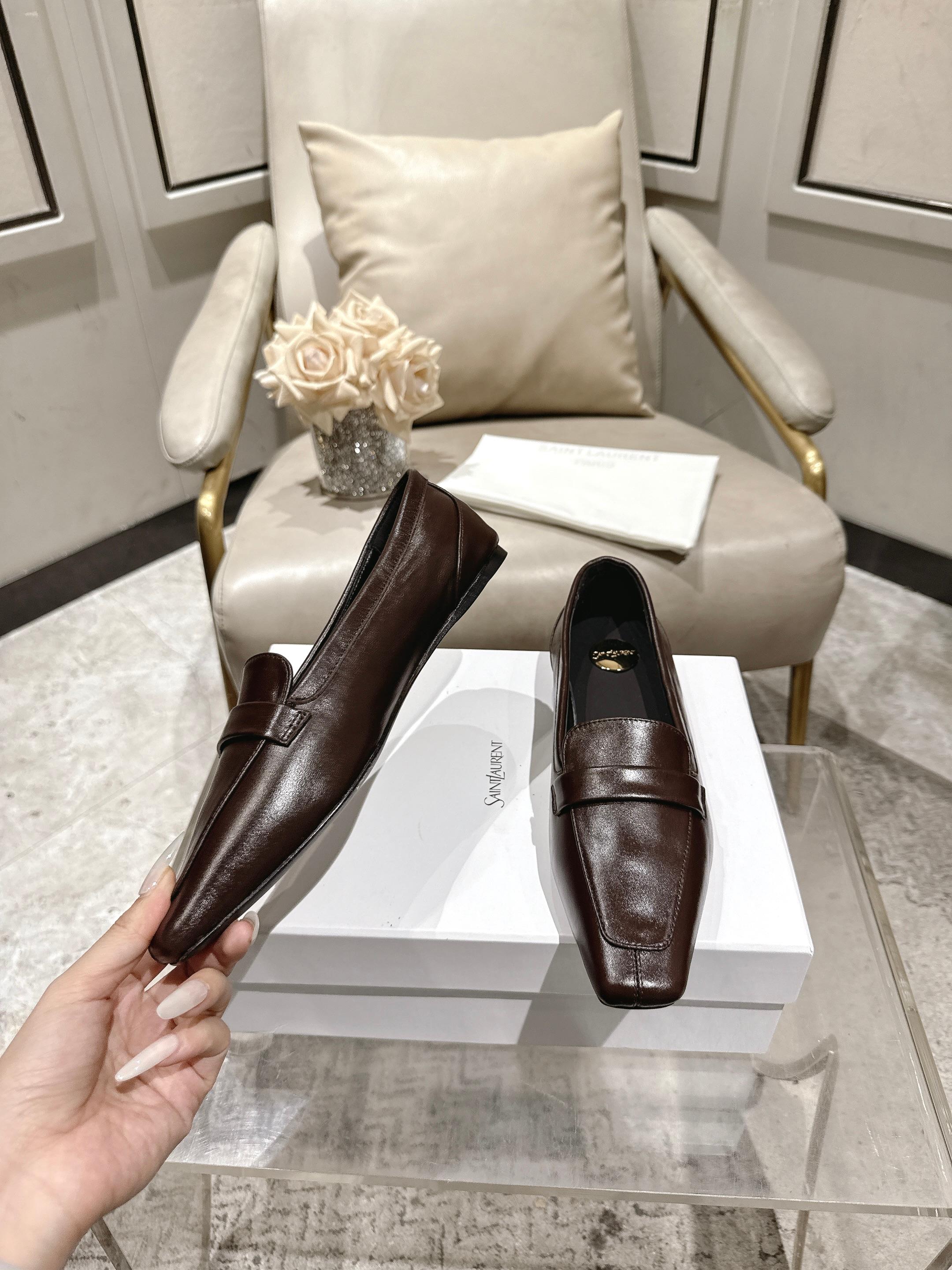Saint Laurent Classic Luxury Leather Shoe Loafer Ref.51165B4A 5