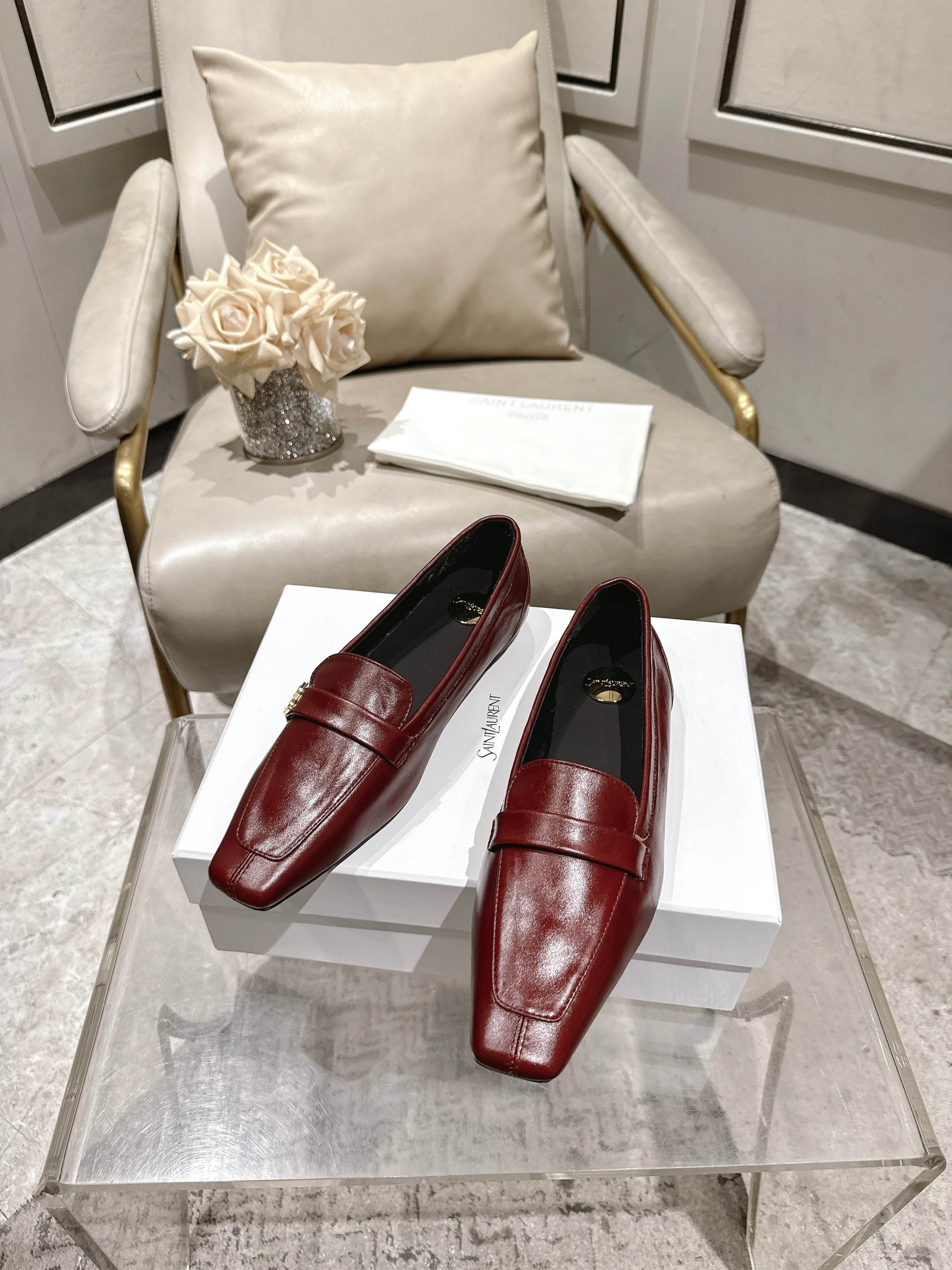 圣罗兰 Saint Laurent 经典高奢皮鞋鞋履高跟鞋 #DBBB8D0C 5