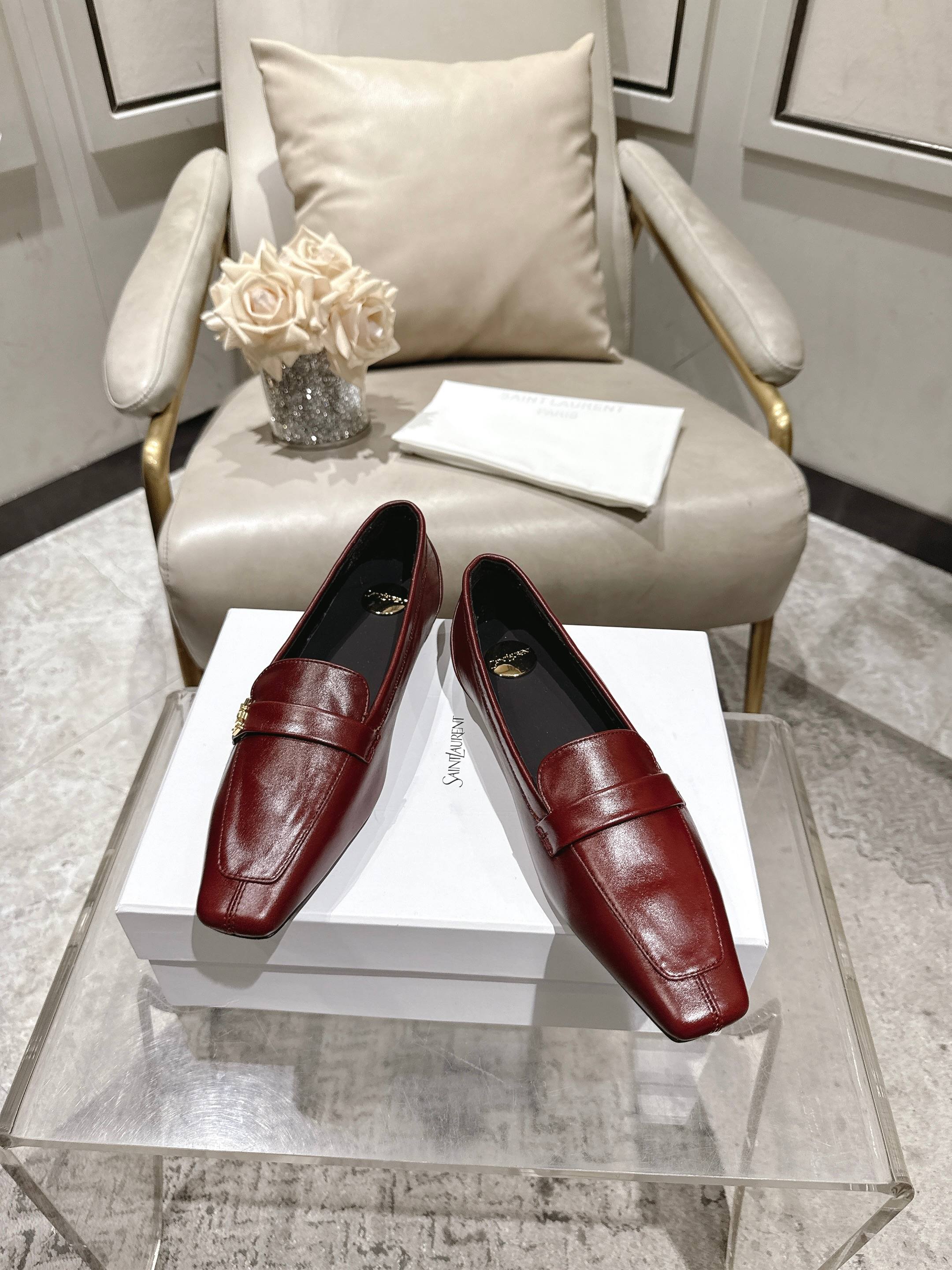 圣罗兰 Saint Laurent 经典高奢皮鞋鞋履高跟鞋 #DBBB8D0C 2