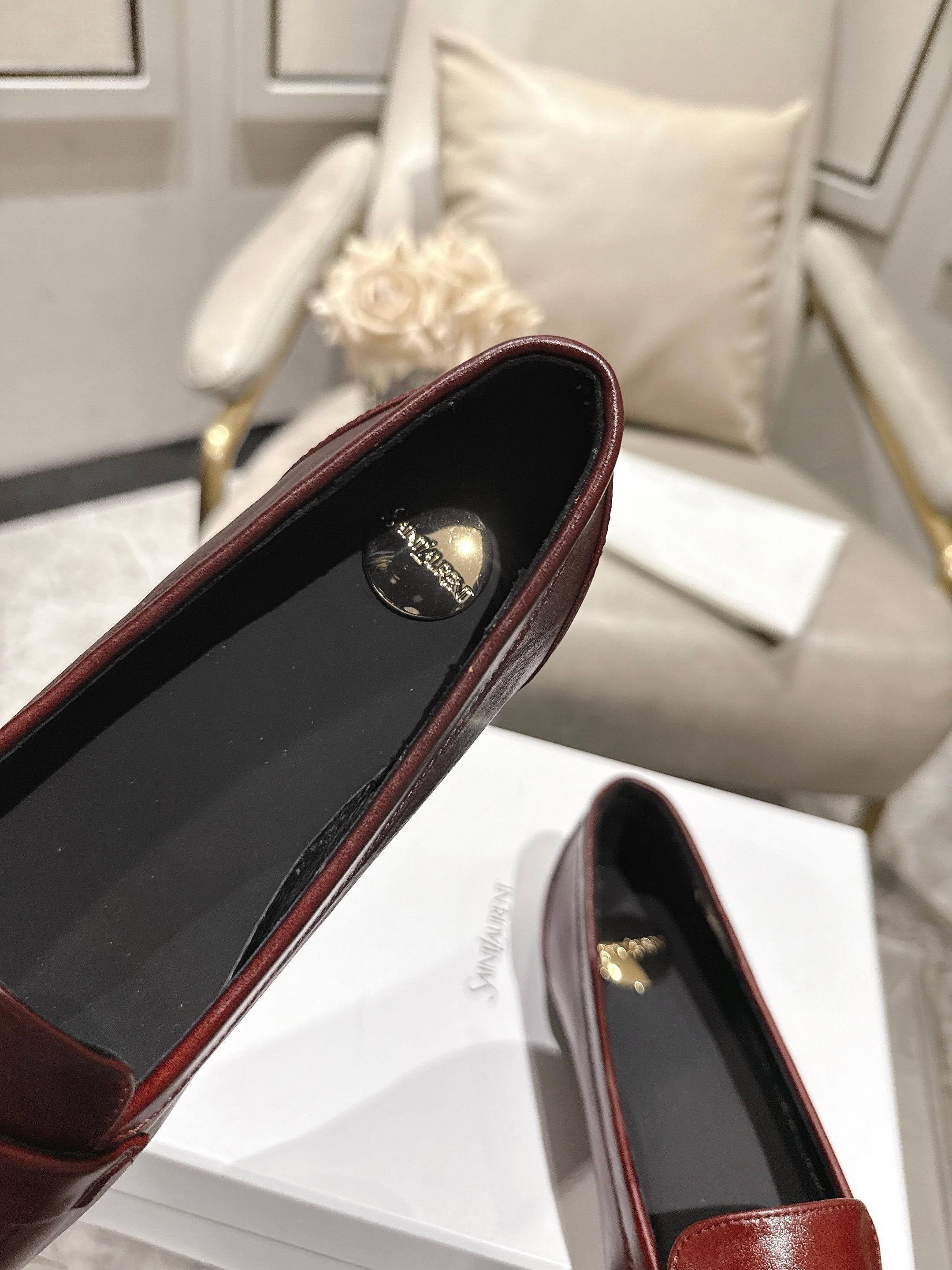 圣罗兰 Saint Laurent 经典高奢皮鞋鞋履高跟鞋 #DBBB8D0C 7