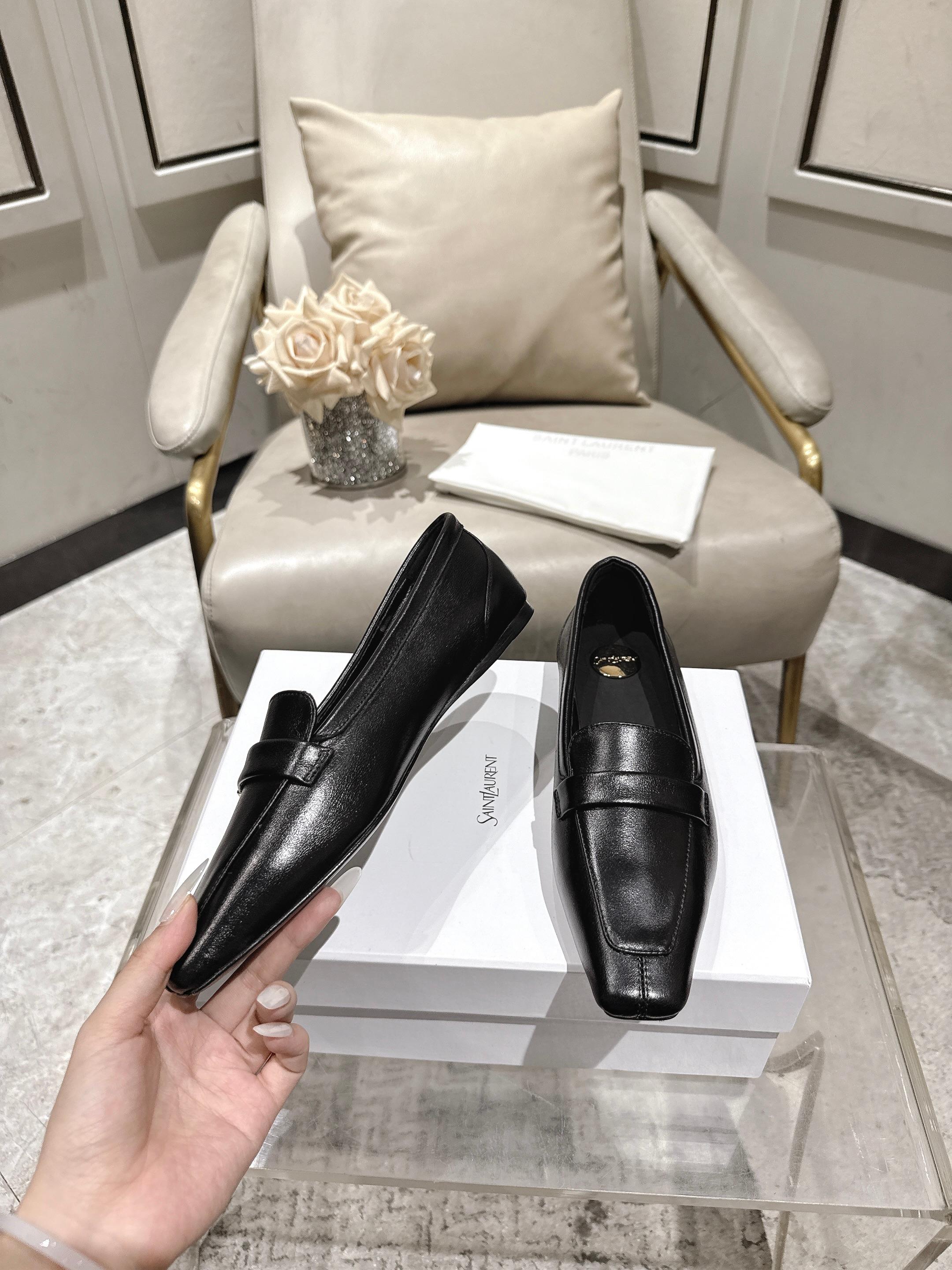 圣罗兰 Saint Laurent 经典高奢皮鞋鞋履高跟鞋 #0AB3BECE 4
