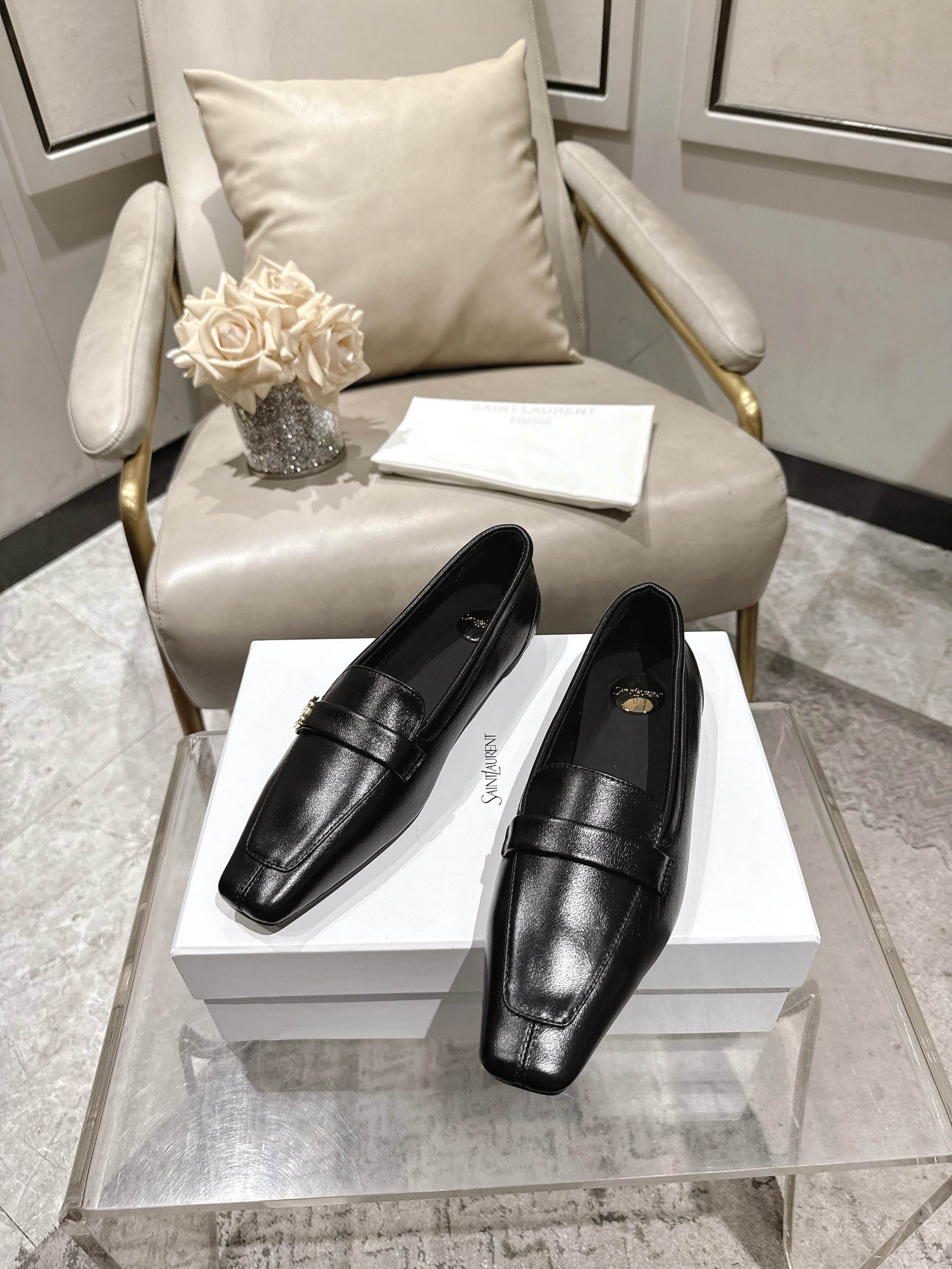 圣罗兰 Saint Laurent 经典高奢皮鞋鞋履高跟鞋 #0AB3BECE 3