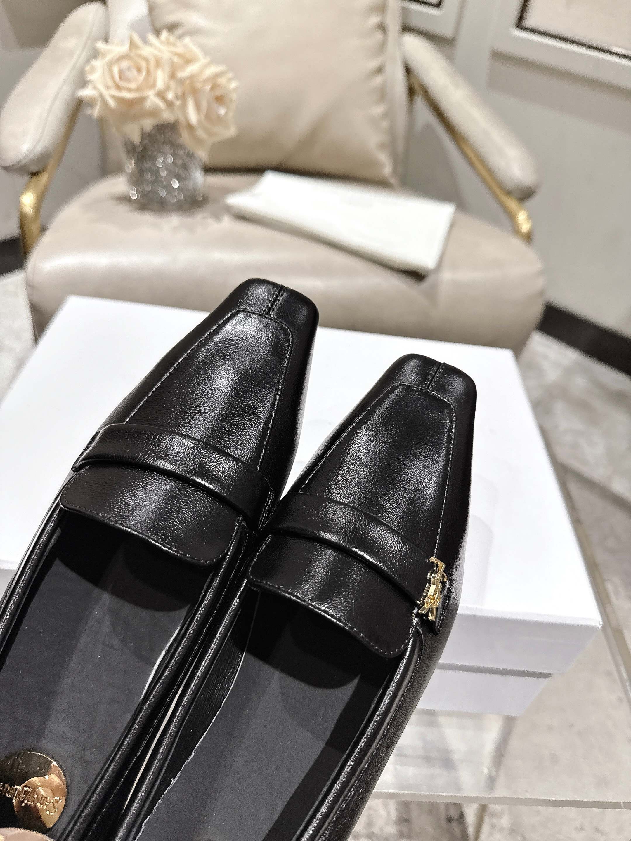 圣罗兰 Saint Laurent 经典高奢皮鞋鞋履高跟鞋 #0AB3BECE 7