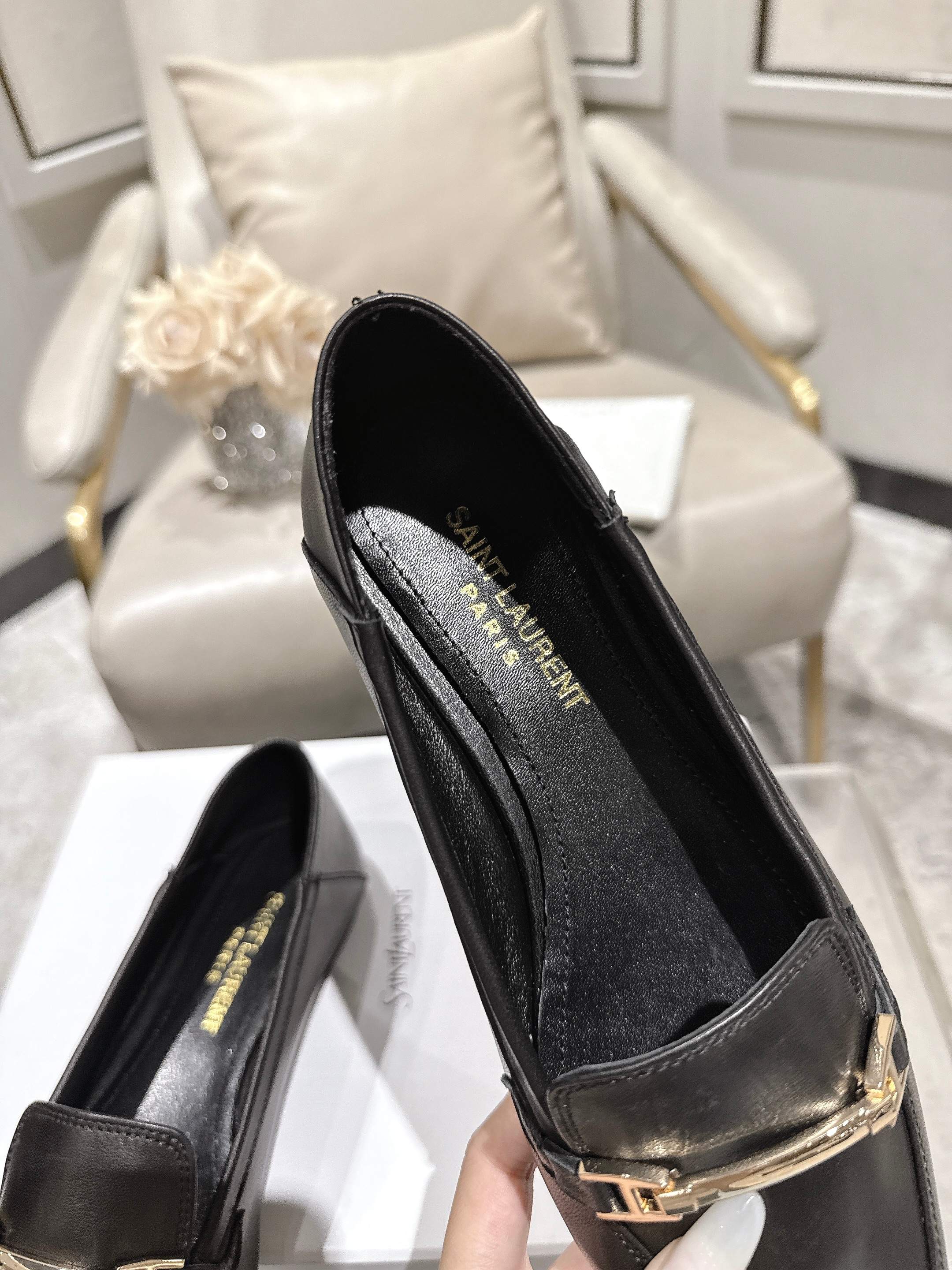 圣罗兰 Saint Laurent 经典高奢皮鞋鞋履高跟鞋 #CA40787A 6