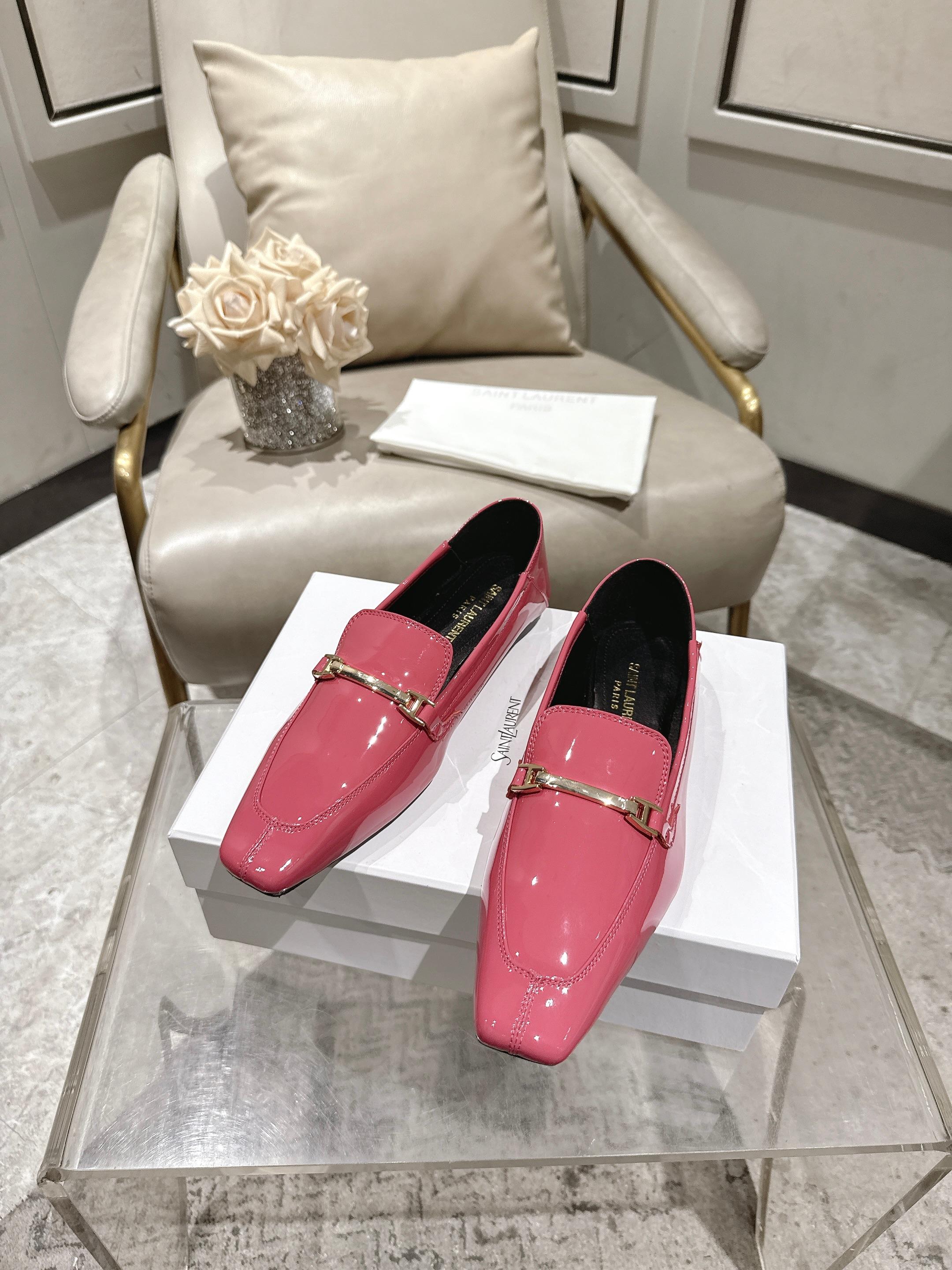 Saint Laurent Classic Luxury Leather Shoe Loafer Ref 5