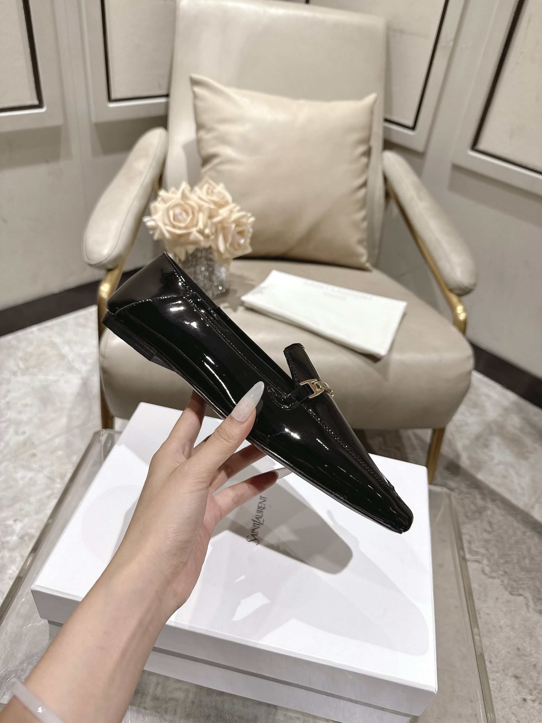 圣罗兰 Saint Laurent 经典高奢皮鞋鞋履高跟鞋 #322C5A20 6