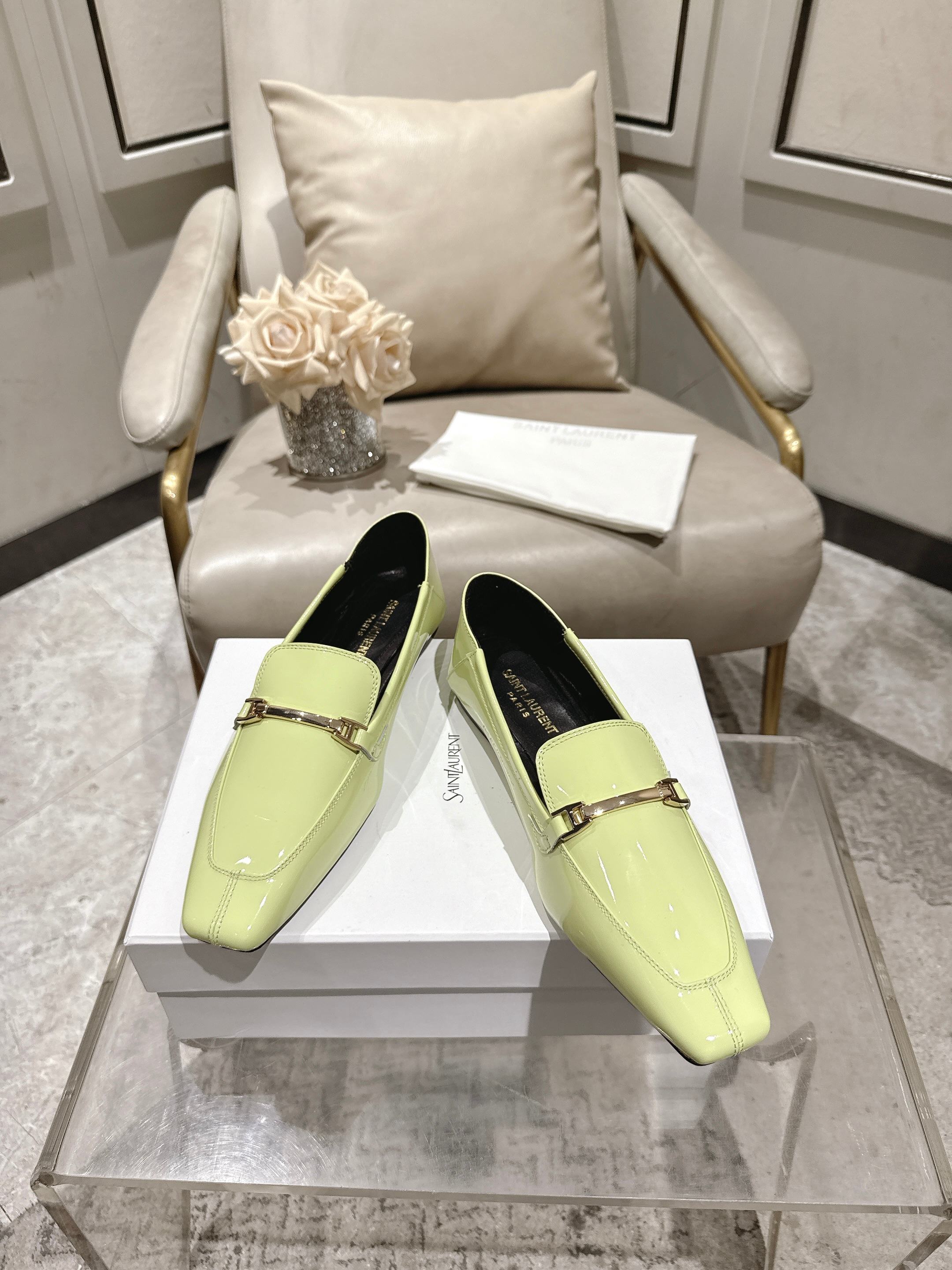 圣罗兰 Saint Laurent 经典高奢皮鞋鞋履高跟鞋 #5D40959A 2