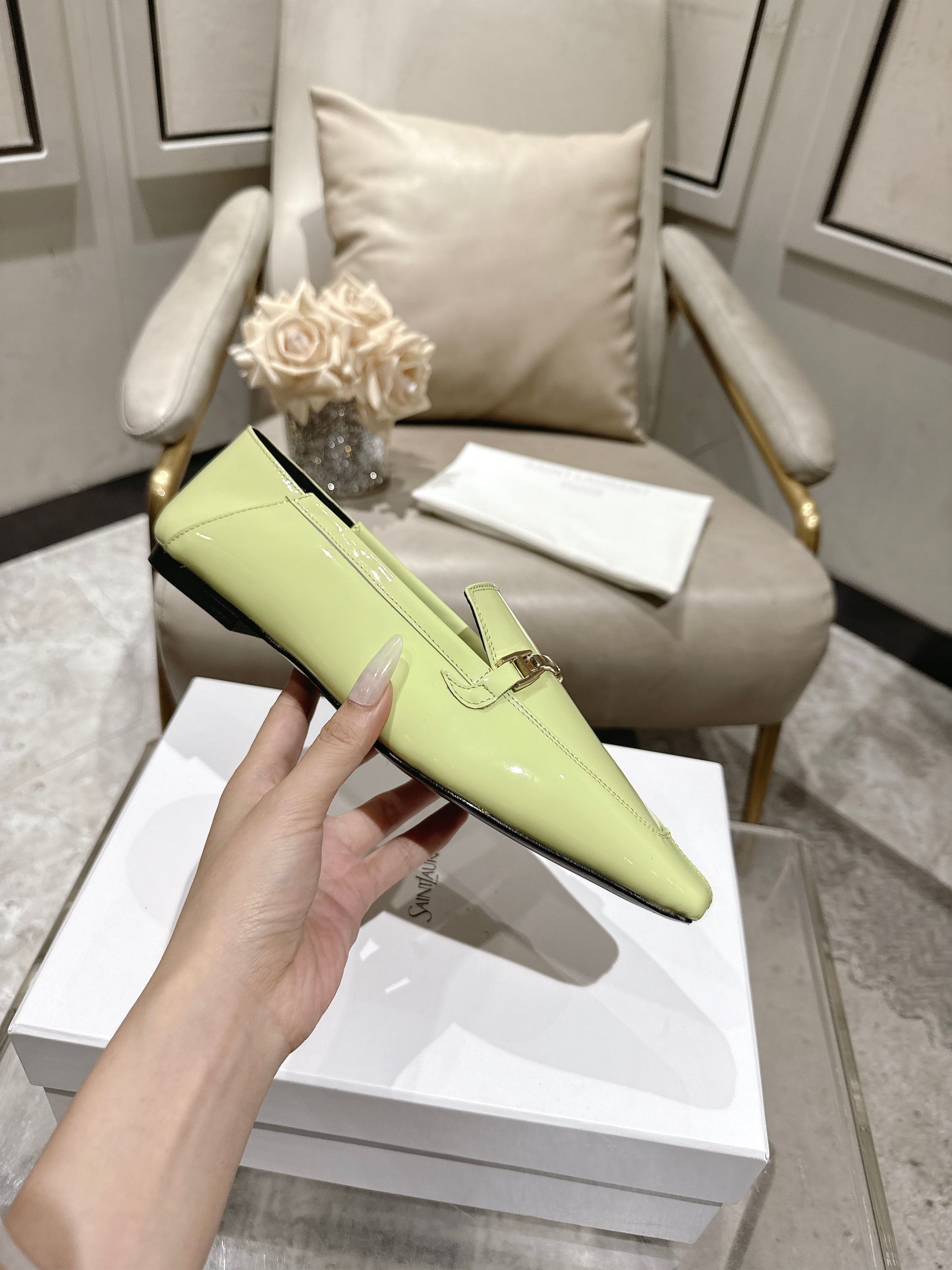 圣罗兰 Saint Laurent 经典高奢皮鞋鞋履高跟鞋 #5D40959A 6
