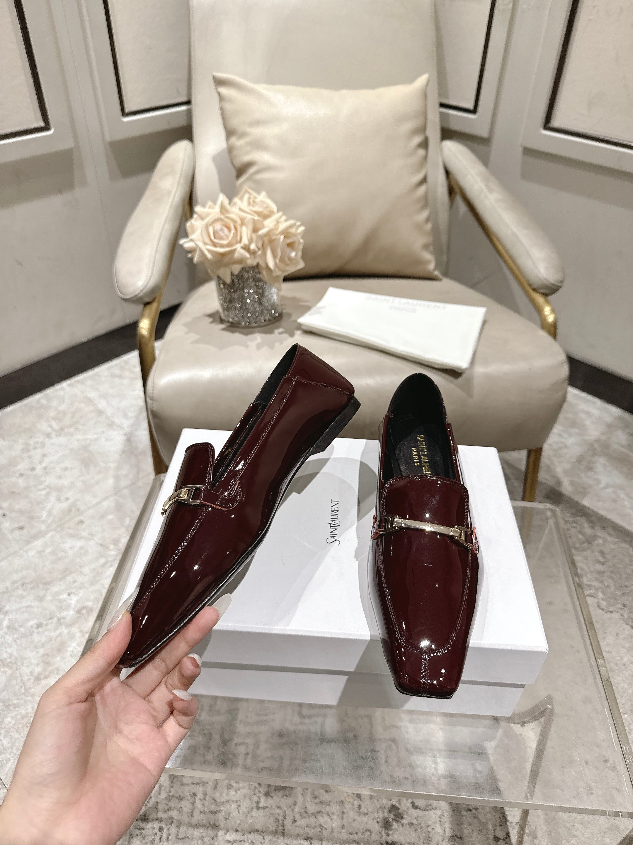 圣罗兰 Saint Laurent 经典高奢皮鞋鞋履高跟鞋 #0C252AD5 3