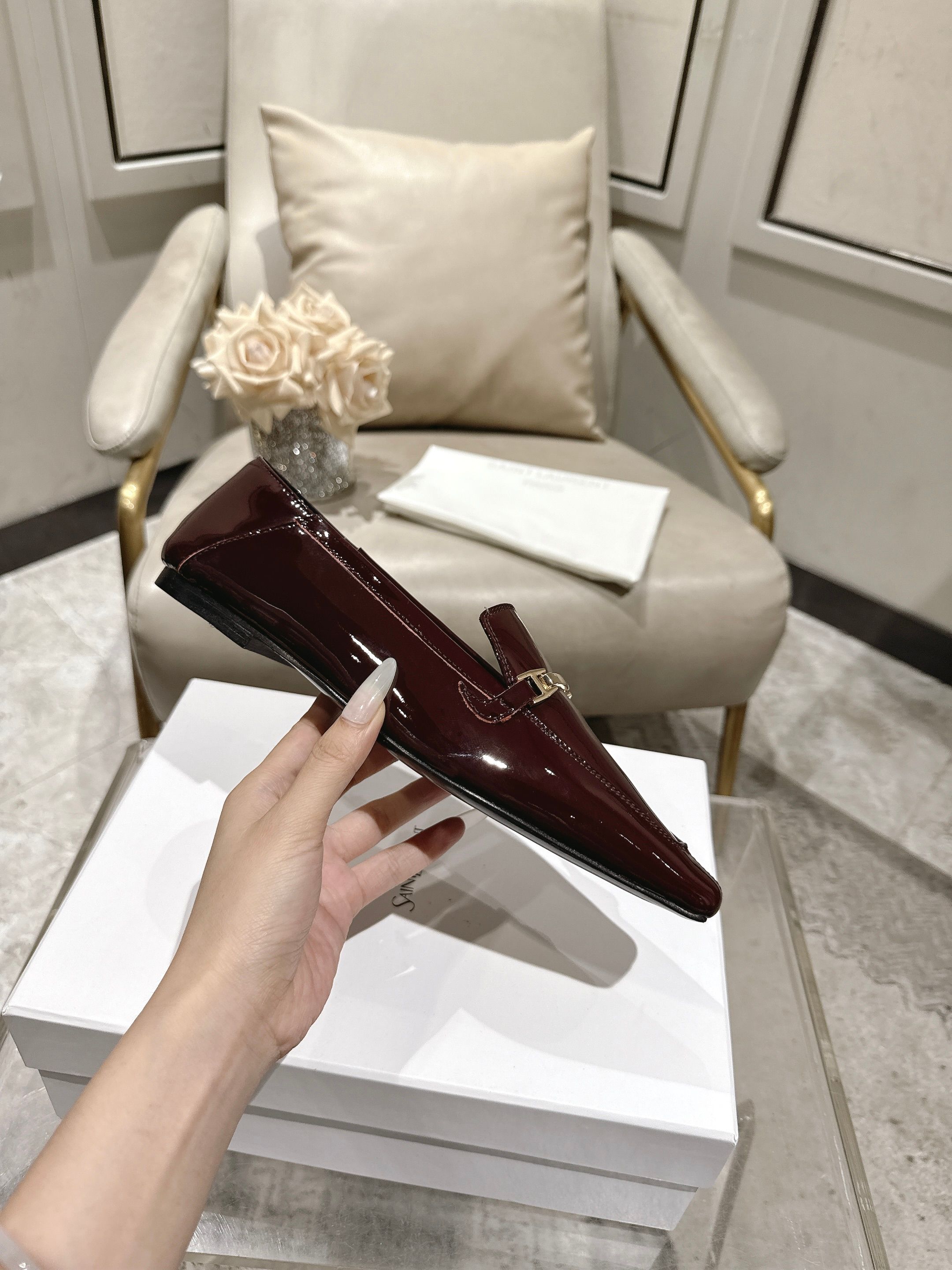 圣罗兰 Saint Laurent 经典高奢皮鞋鞋履高跟鞋 #0C252AD5 6
