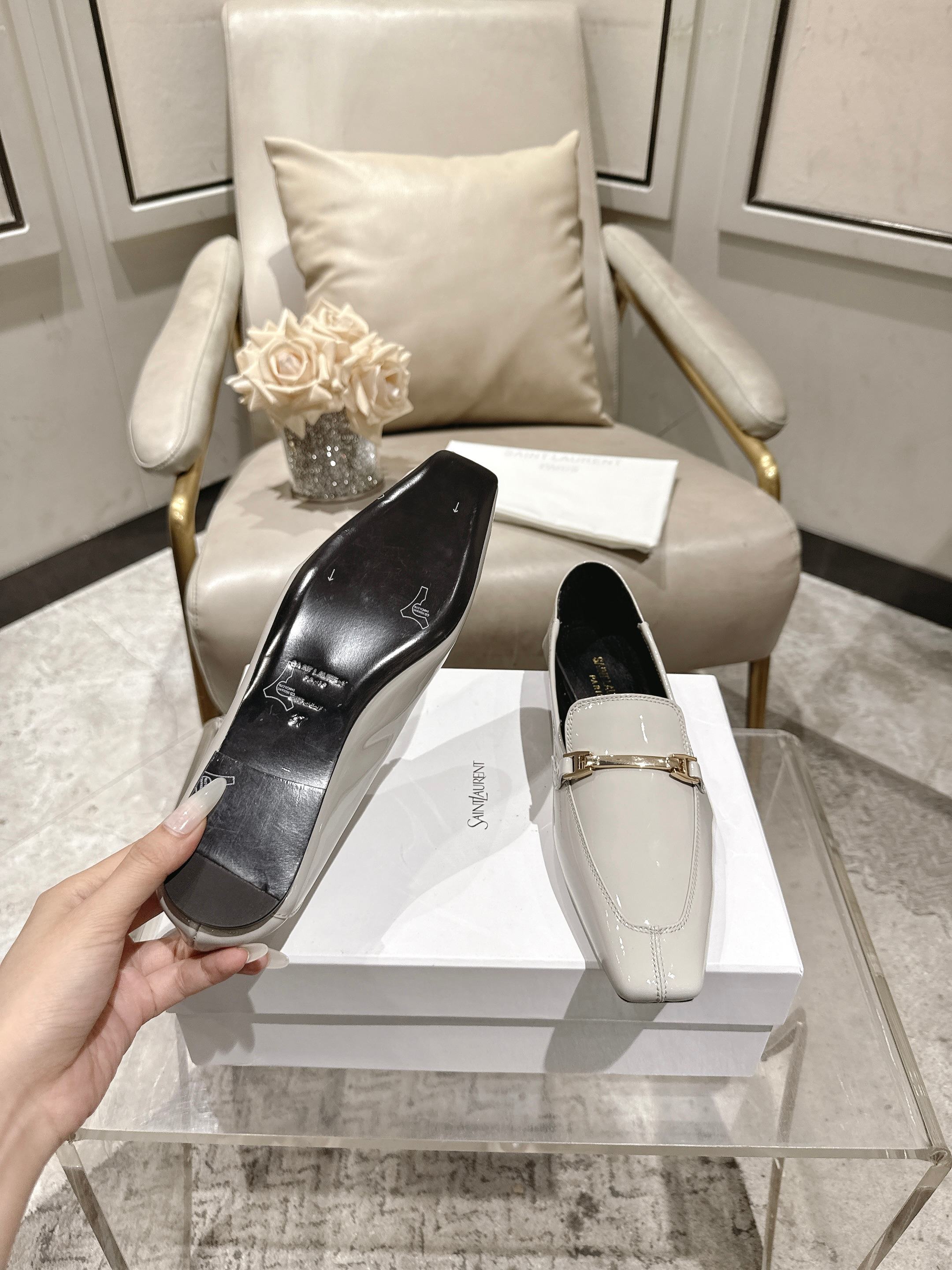 圣罗兰 Saint Laurent 经典高奢皮鞋鞋履高跟鞋 #29A416A4 9