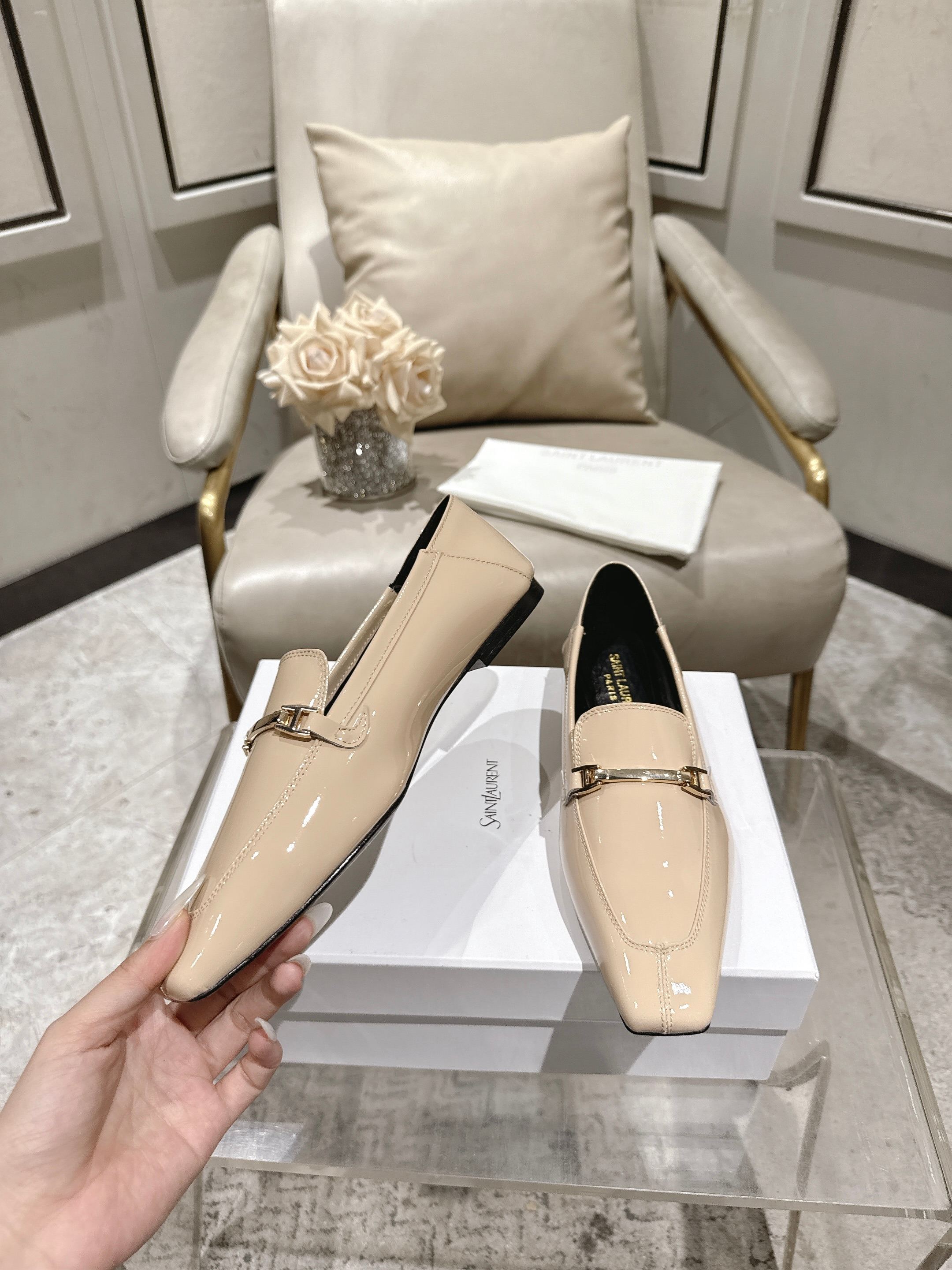 圣罗兰 Saint Laurent 经典高奢皮鞋鞋履高跟鞋 #867F992C 3