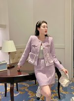 Chanel Clothing Coats & Jackets Shirts & Blouses Two Piece Outfits & Matching Sets Purple G23120924