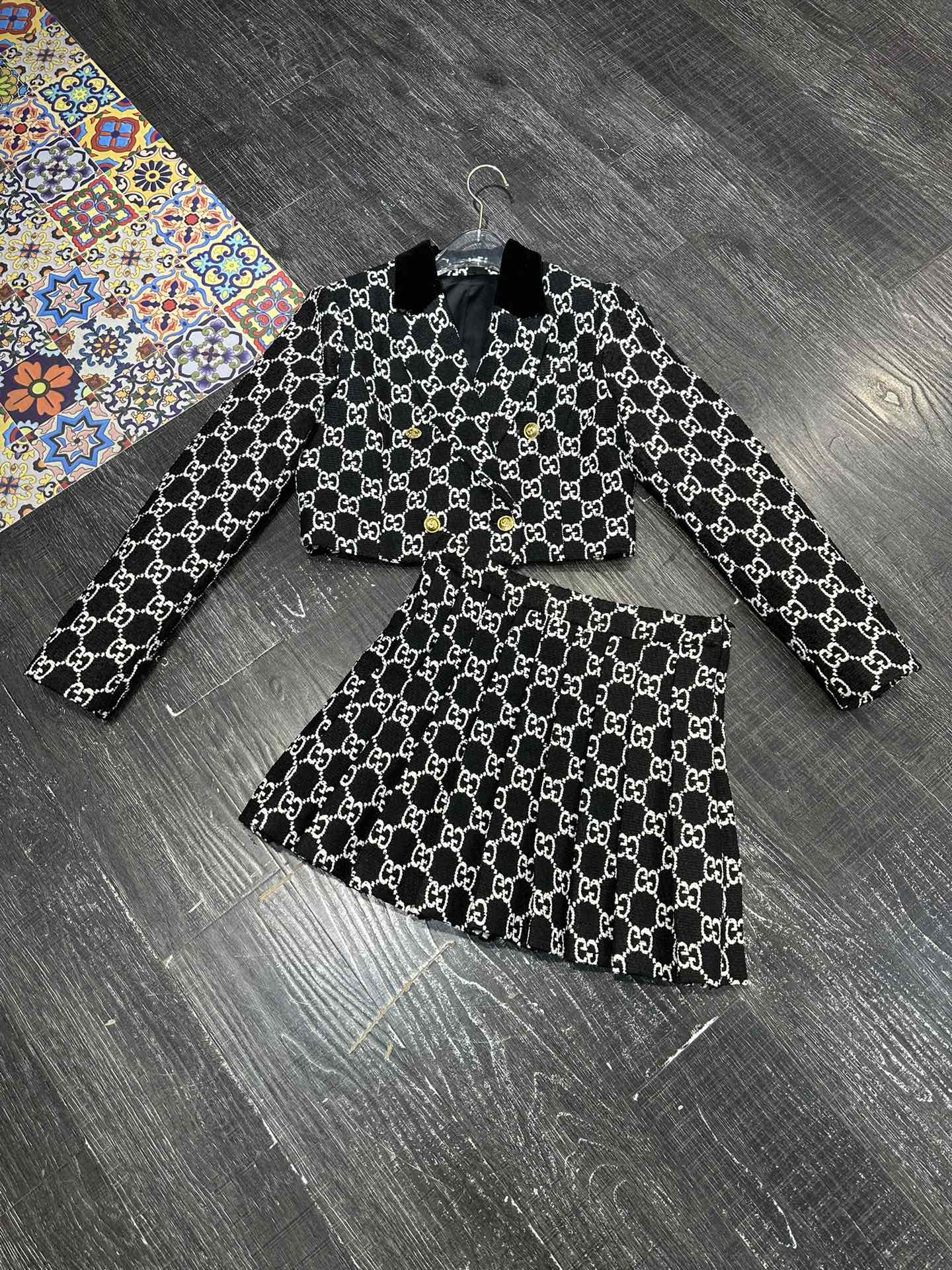 2024 Autumn & Winter Women’s Suit: High-Quality, Stylish, Colorful with Metal Chain Detail - 图片 4
