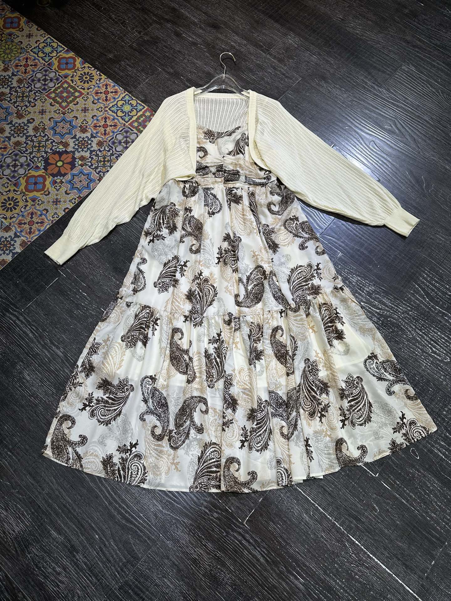 “High-Quality Women’s Clothes: LP58 Early Fall Knitted Jacket with Super-Sweet Cozy Tiara” - 图片 4