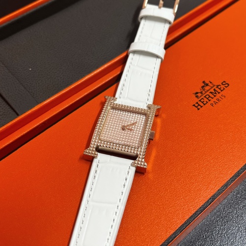 Hermes Heure H Series Mosaic Women's Watch - Swiss Quartz, Leather Strap, 21mm 1 Hermes Heure H Series Mosaic Women's Watch - Swiss Quartz, Leather Strap, 21mm