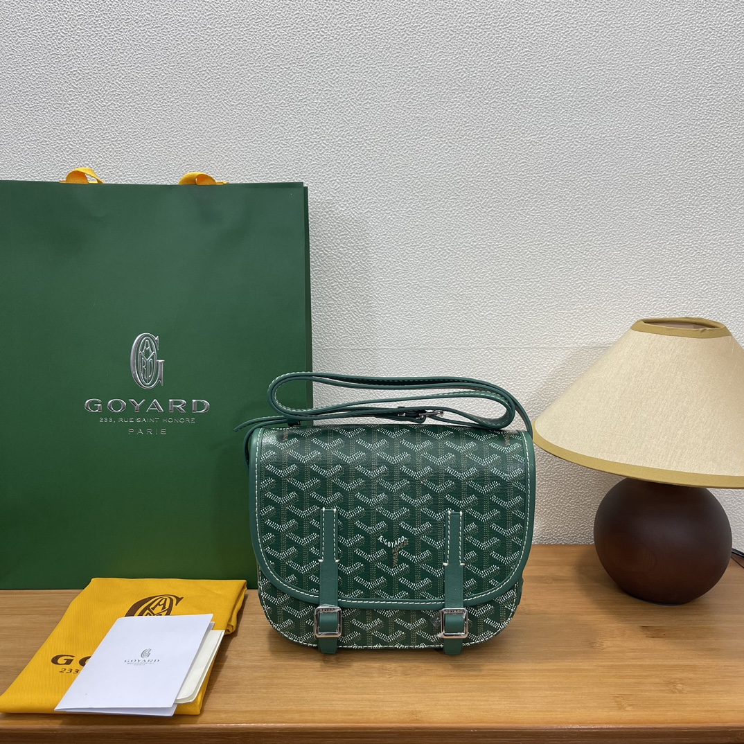 Goyard Double Buckle Messenger Bag Small Canvas