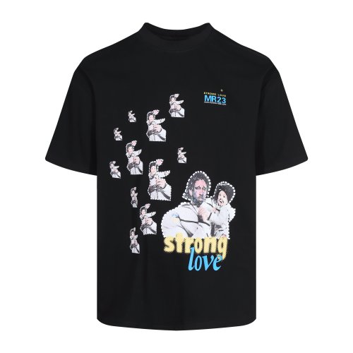Martine Rose FW23 Camiseta de Manga Corta con Estampado Digital Unisex 1 Martine Rose FW23 Camiseta de Manga Corta con Estampado Digital Unisex