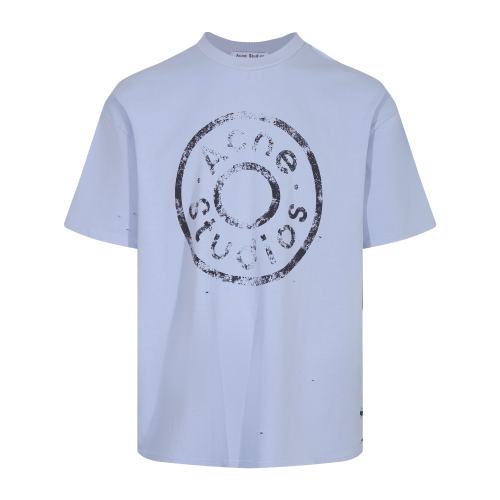Acne Studios FW24 Distressed Logo Print Short Sleeve T-Shirt - Unisex 1 Acne Studios FW24 Distressed Logo Print Short Sleeve T-Shirt - Unisex
