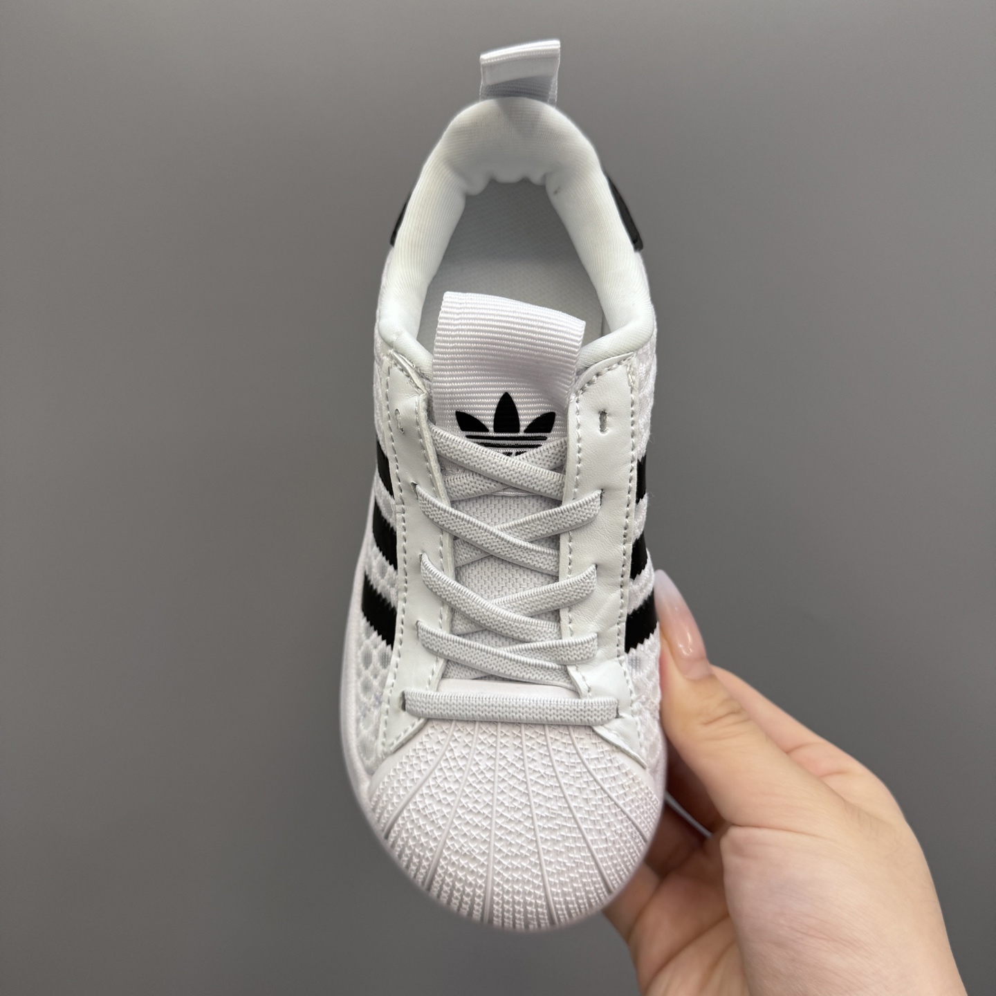 图片[7]-新款贝壳头网面松紧带一脚蹬儿童运动鞋 尺码：22-37码 专柜同步新款🆕 网面透气又舒适☁️ 松紧带设计，贴合脚背✌🏻 超轻EVA大底，脚感不言而喻✔️-选品中心