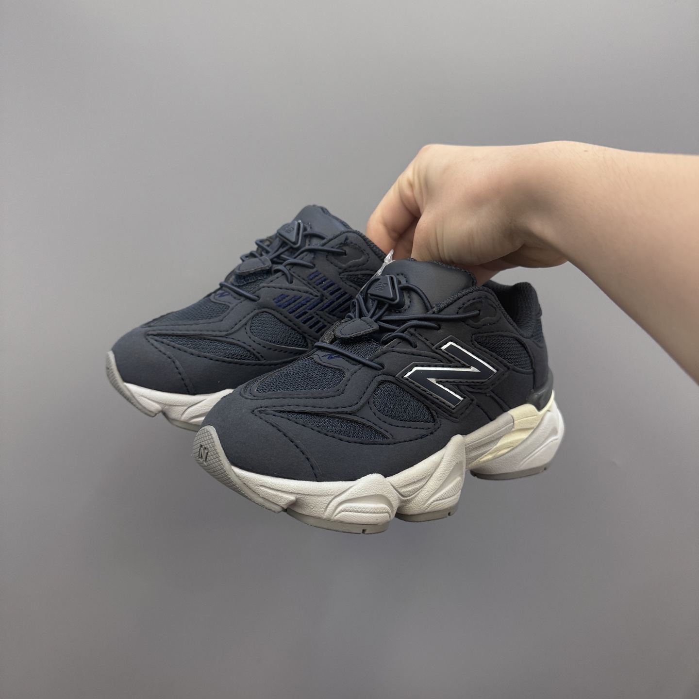 图片[3]-NB9060松紧扣儿童老爹运动鞋 尺码：24-36码 经典NB9060老爹款🆕 松紧扣设计，附赠一对鞋带，穿脱方便✌🏻 老爹款式设计，百搭又时髦✨-选品中心