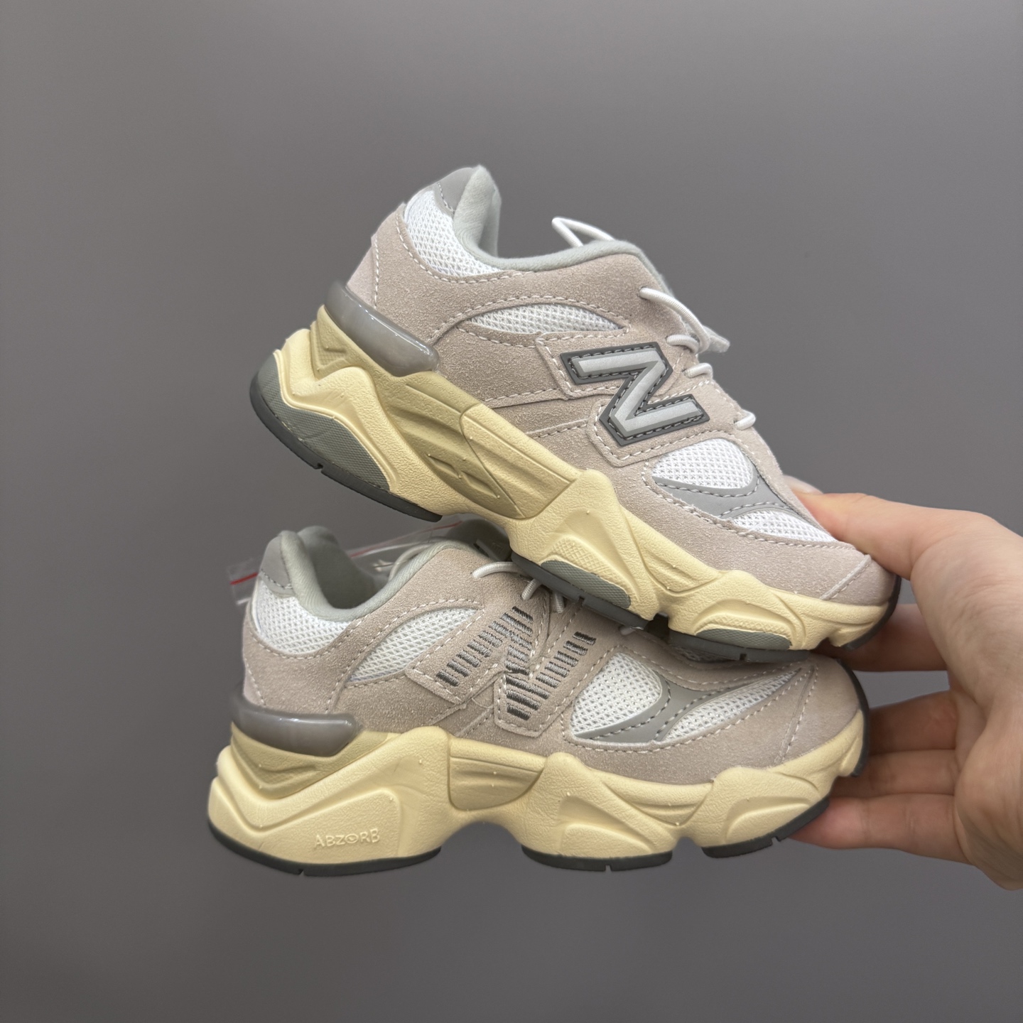 图片[2]-NB9060松紧扣儿童老爹运动鞋 尺码：24-36码 经典NB9060老爹款🆕 松紧扣设计，附赠一对鞋带，穿脱方便✌🏻 老爹款式设计，百搭又时髦✨-选品中心