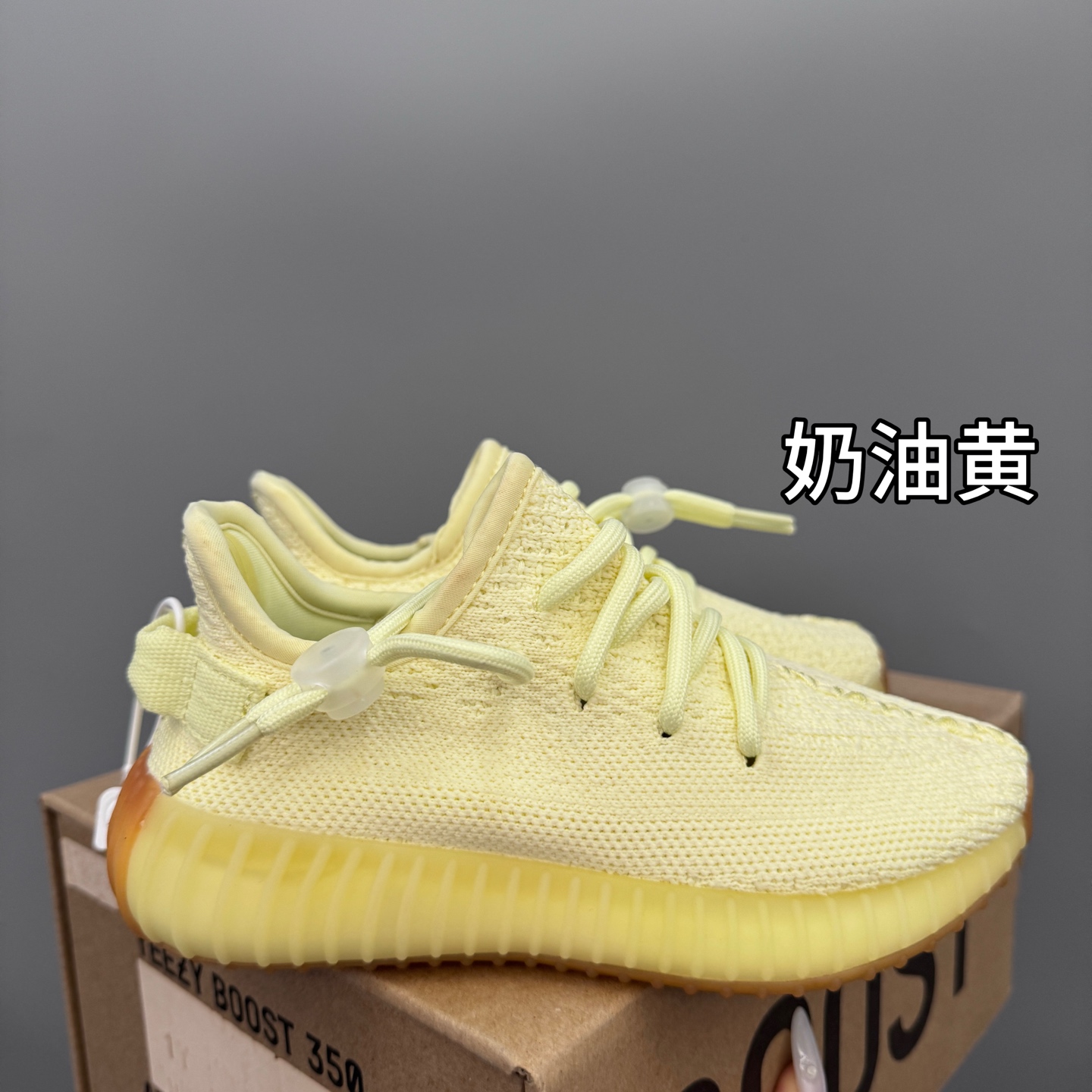 图片[3]-某厂调专G版椰子350V2真爆鞋带扣儿童一脚蹬运动鞋 28-35码-选品中心