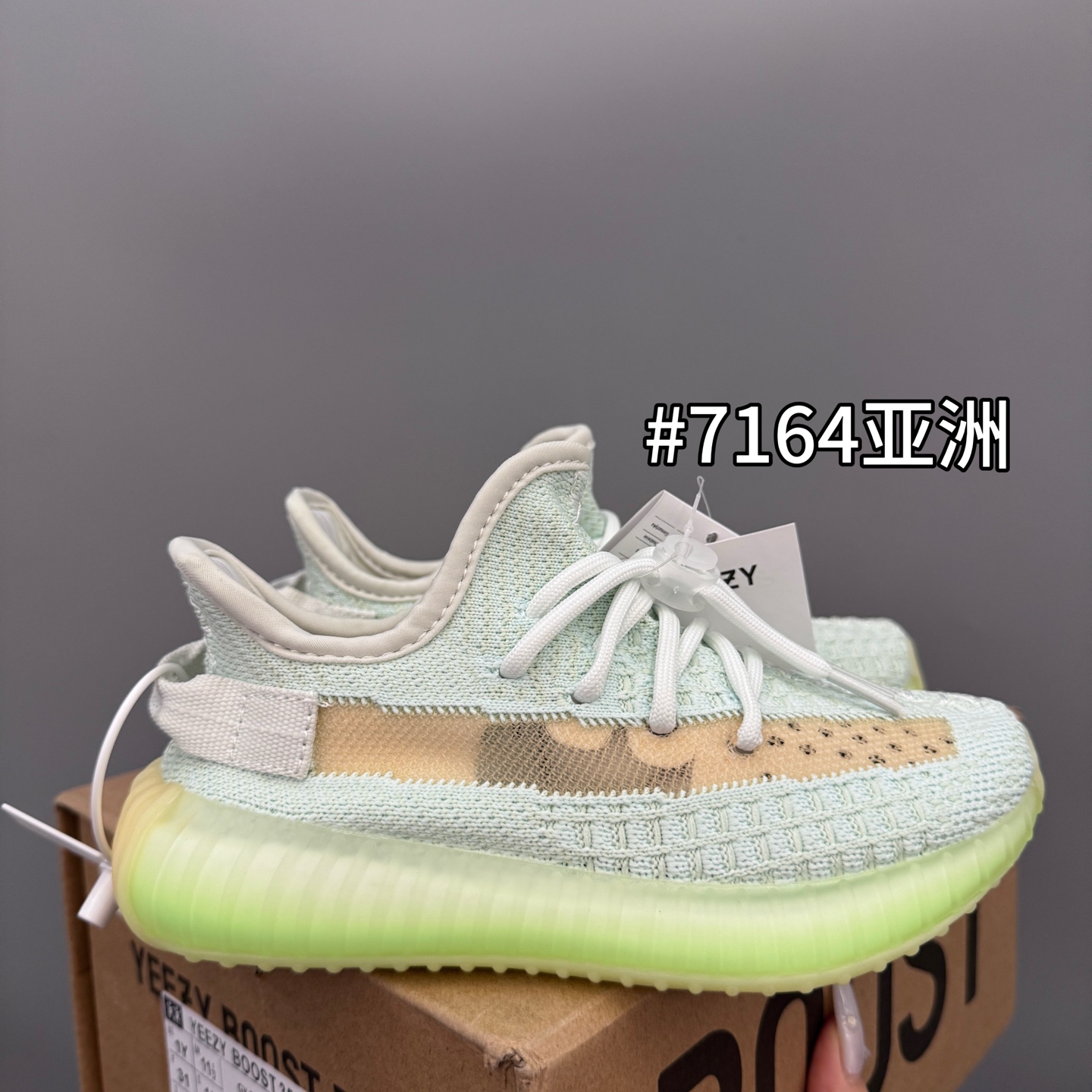 图片[4]-某厂调专G版椰子350V2真爆鞋带扣儿童一脚蹬运动鞋 28-35码-选品中心