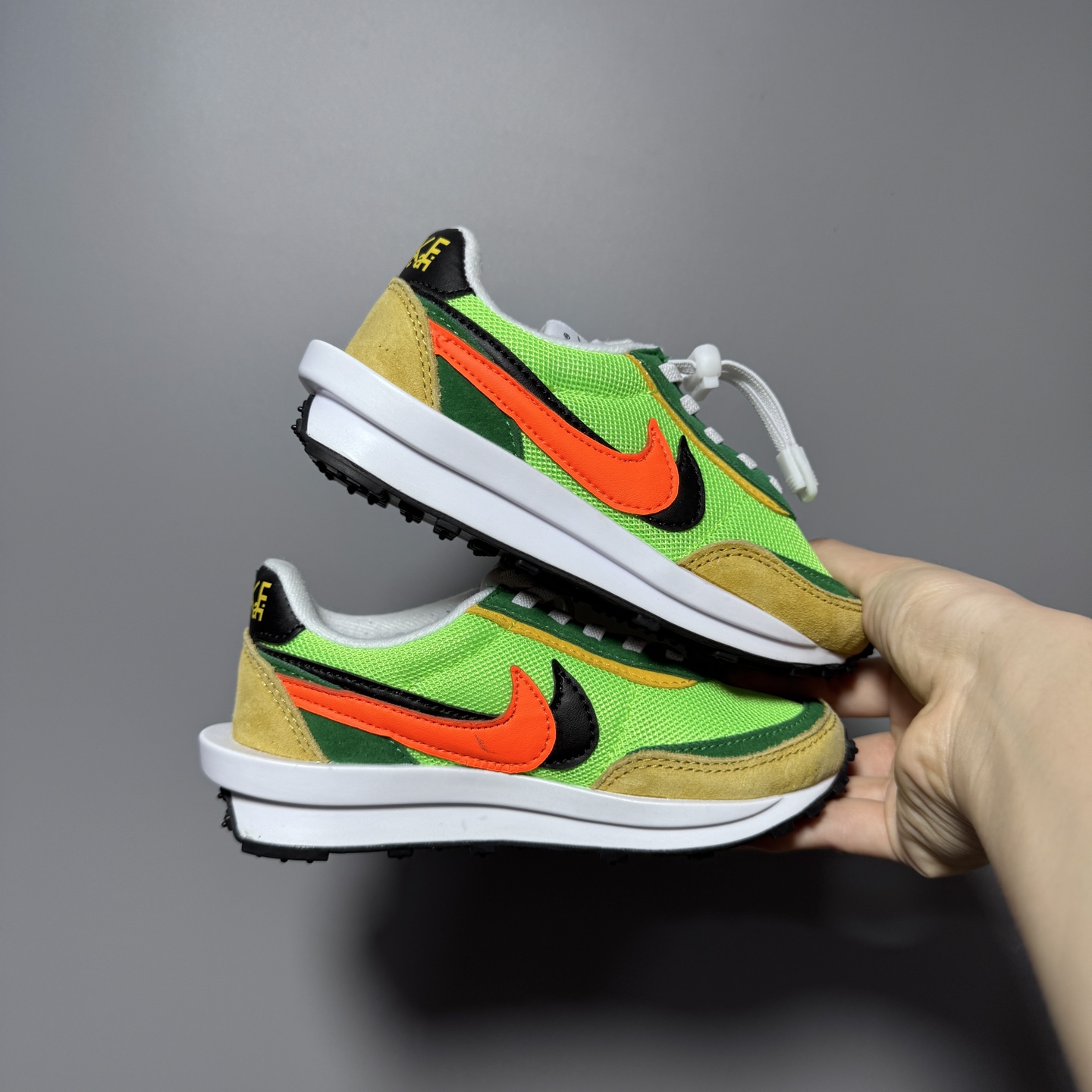 图片[2]-NK新款华夫松紧扣儿童休闲运动鞋 尺码：22-35码 经典华夫款式🆕 百搭又时髦✨ 松紧扣设计，穿脱方便✌🏻 橡胶耐磨防滑大底✔️ 优质面料拼接，质感满满💯-选品中心