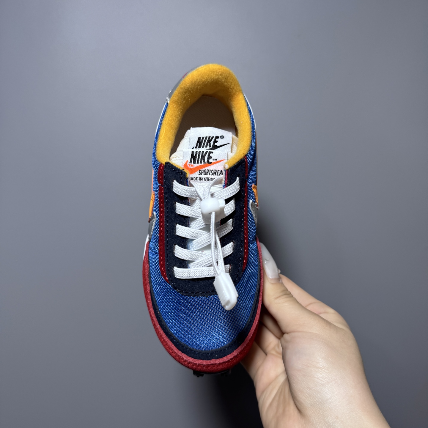 图片[7]-NK新款华夫松紧扣儿童休闲运动鞋 尺码：22-35码 经典华夫款式🆕 百搭又时髦✨ 松紧扣设计，穿脱方便✌🏻 橡胶耐磨防滑大底✔️ 优质面料拼接，质感满满💯-选品中心