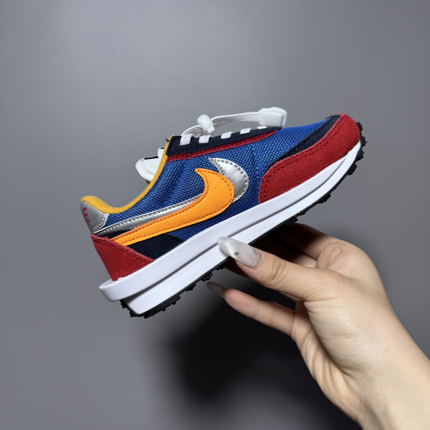 图片[5]-NK新款华夫松紧扣儿童休闲运动鞋 尺码：22-35码 经典华夫款式🆕 百搭又时髦✨ 松紧扣设计，穿脱方便✌🏻 橡胶耐磨防滑大底✔️ 优质面料拼接，质感满满💯-选品中心