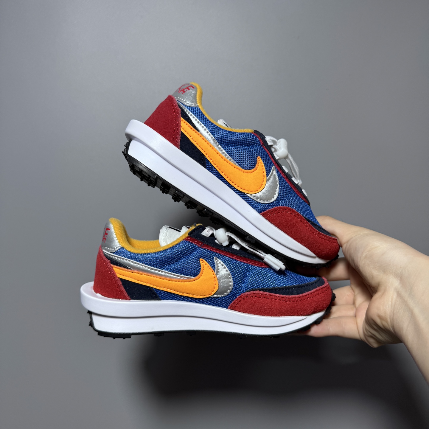 图片[2]-NK新款华夫松紧扣儿童休闲运动鞋 尺码：22-35码 经典华夫款式🆕 百搭又时髦✨ 松紧扣设计，穿脱方便✌🏻 橡胶耐磨防滑大底✔️ 优质面料拼接，质感满满💯-选品中心