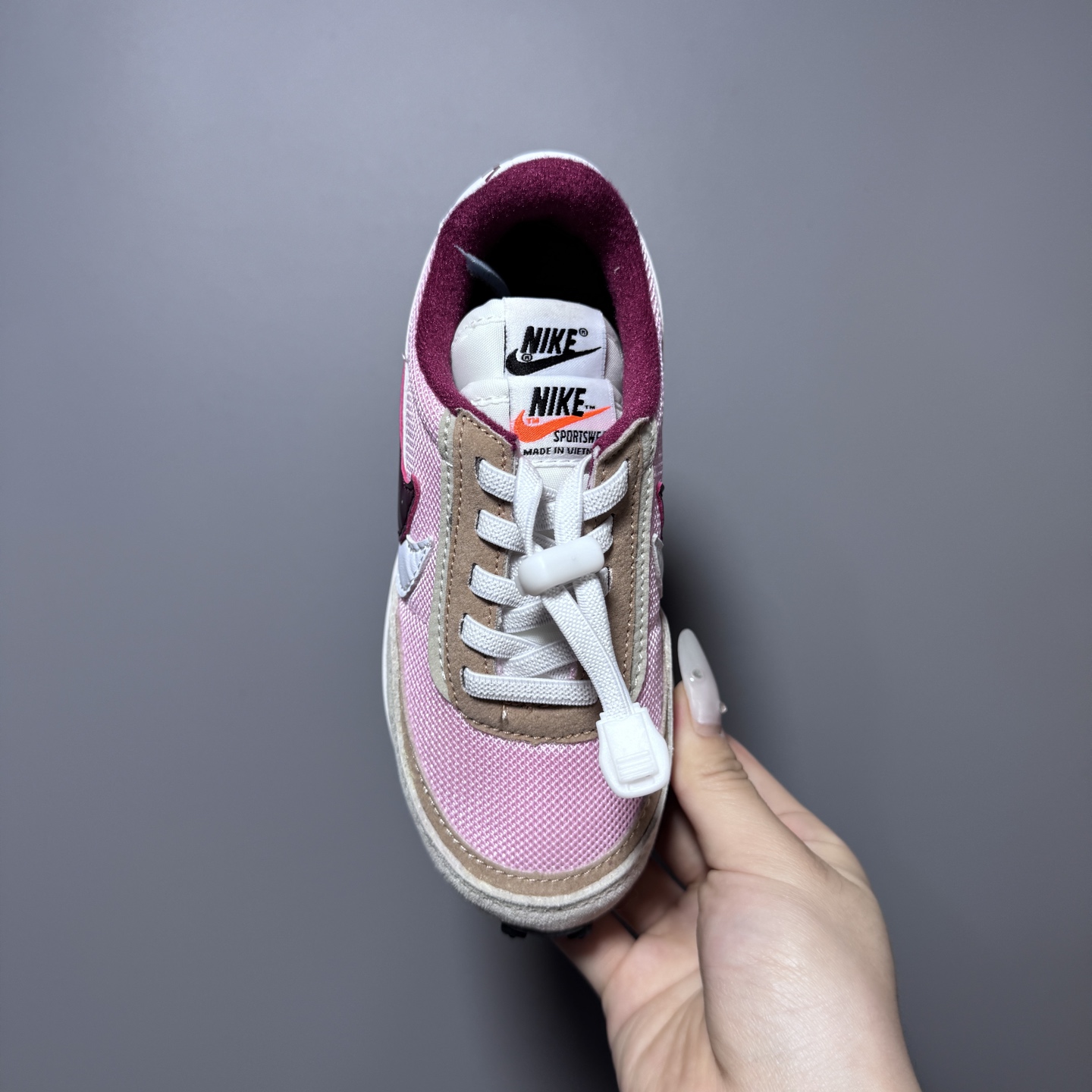 图片[6]-NK新款华夫松紧扣儿童休闲运动鞋 尺码：22-35码 经典华夫款式🆕 百搭又时髦✨ 松紧扣设计，穿脱方便✌🏻 橡胶耐磨防滑大底✔️ 优质面料拼接，质感满满💯-选品中心