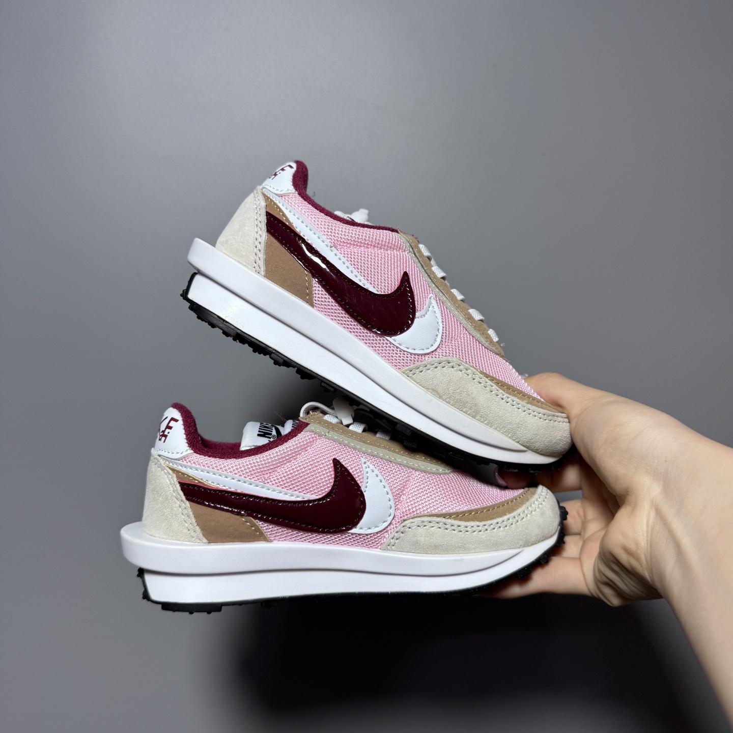 图片[2]-NK新款华夫松紧扣儿童休闲运动鞋 尺码：22-35码 经典华夫款式🆕 百搭又时髦✨ 松紧扣设计，穿脱方便✌🏻 橡胶耐磨防滑大底✔️ 优质面料拼接，质感满满💯-选品中心