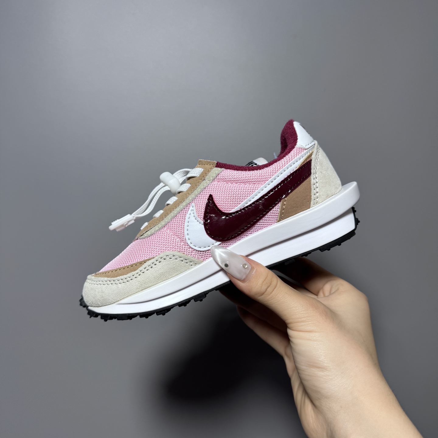 图片[5]-NK新款华夫松紧扣儿童休闲运动鞋 尺码：22-35码 经典华夫款式🆕 百搭又时髦✨ 松紧扣设计，穿脱方便✌🏻 橡胶耐磨防滑大底✔️ 优质面料拼接，质感满满💯-选品中心