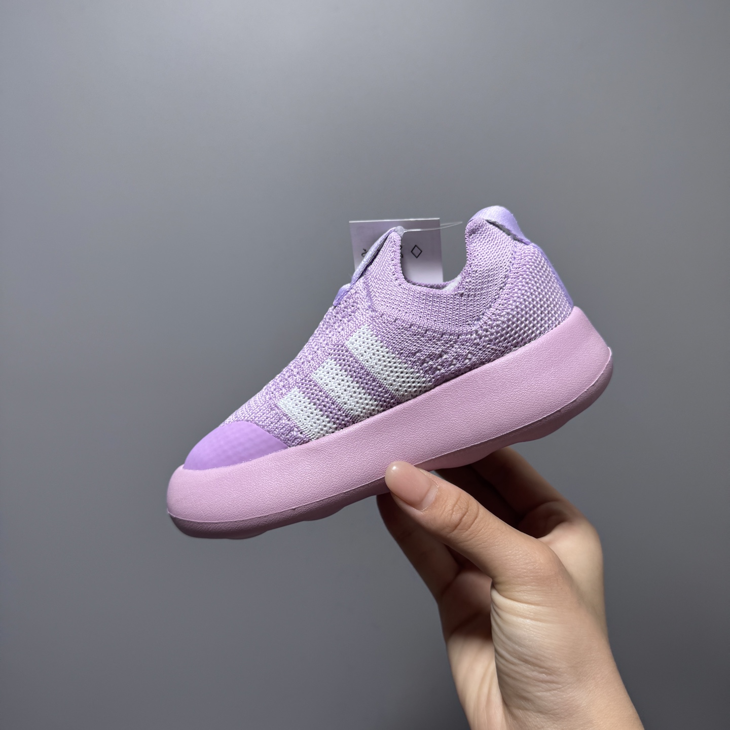 图片[6]-阿廸婴幼学步童鞋将舒适放在首位。超轻、透气的针织鞋面搭配有史以来最柔软的外底。Bubblecomfy 鞋底由一块 EVA 制成，柔韧且超轻。 尺码：22-30-选品中心