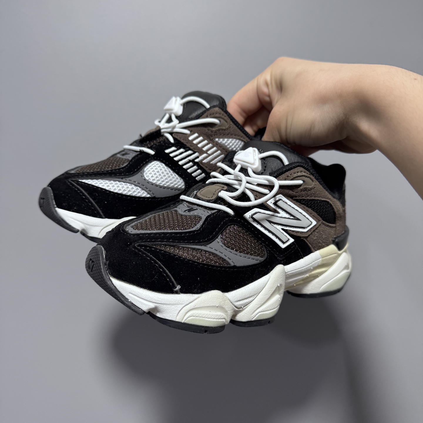 图片[3]-新配色 NB9060松紧扣儿童老爹运动鞋 尺码：24-36码 经典NB9060老爹款🆕 松紧扣设计，附赠一对鞋带，穿脱方便✌🏻 老爹款式设计，百搭又时髦✨-选品中心