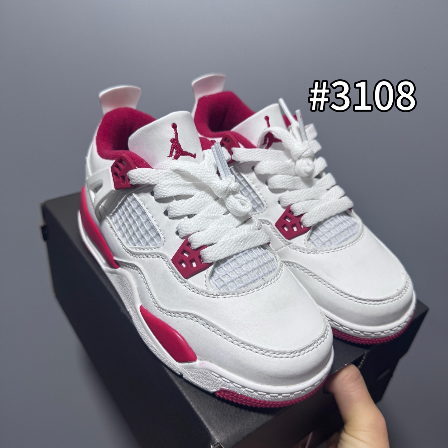 NO:811608,Joe 4 Classic True Air Cushion Heel Children's Basketball Shoes SIZE 24–37 Sizes Real Air Cushion Heel Filling High-end Customized Version High-Quality Fabric Splicing, Full Texture A must-have item for high-end customers, Jordan Series,19860909乔4经典真气垫后跟儿童篮球鞋 SIZE24–37码 真实气垫后跟填充 高端定制版 优质面料拼接,质感满满 高端客户必入单品,乔丹系列,,Children's